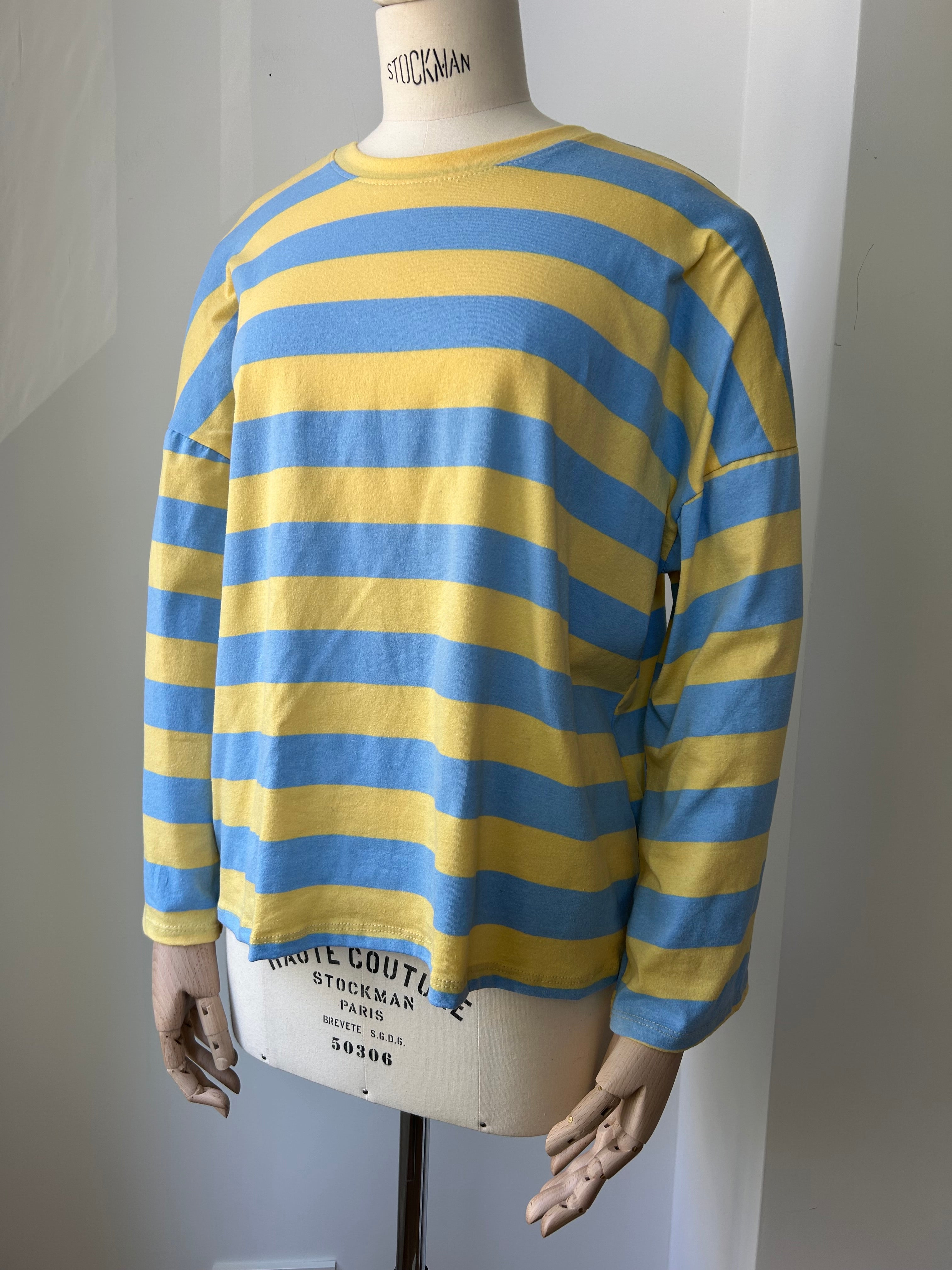 Langarm-Tshirt in Bonbonfarben