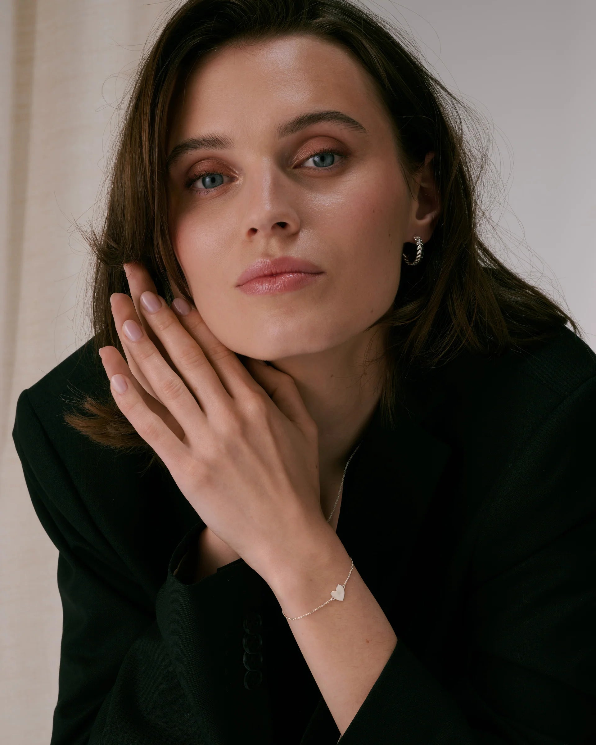 Armband Friends Heart - silber