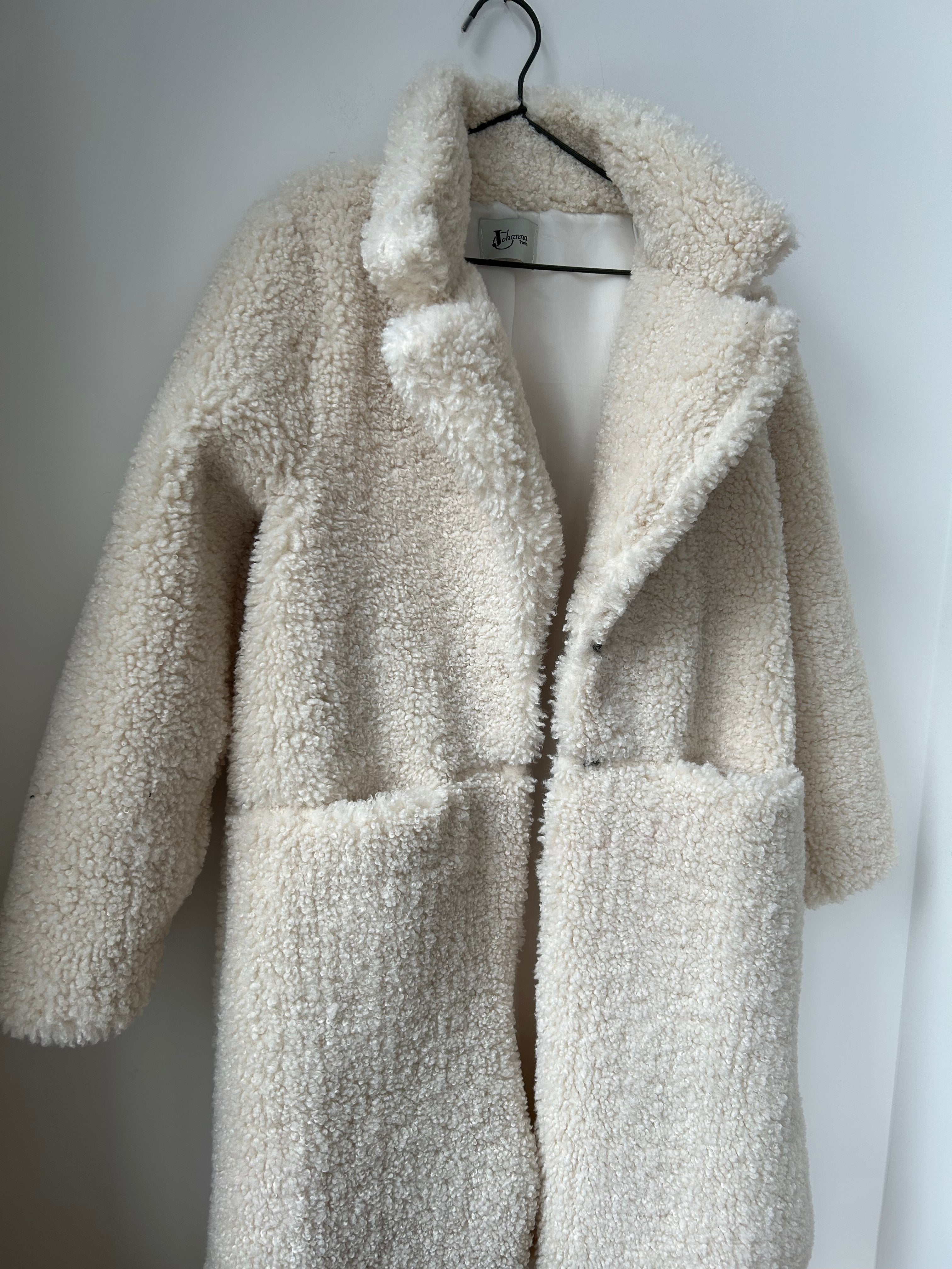 Kuscheliger Teddymantel - creme