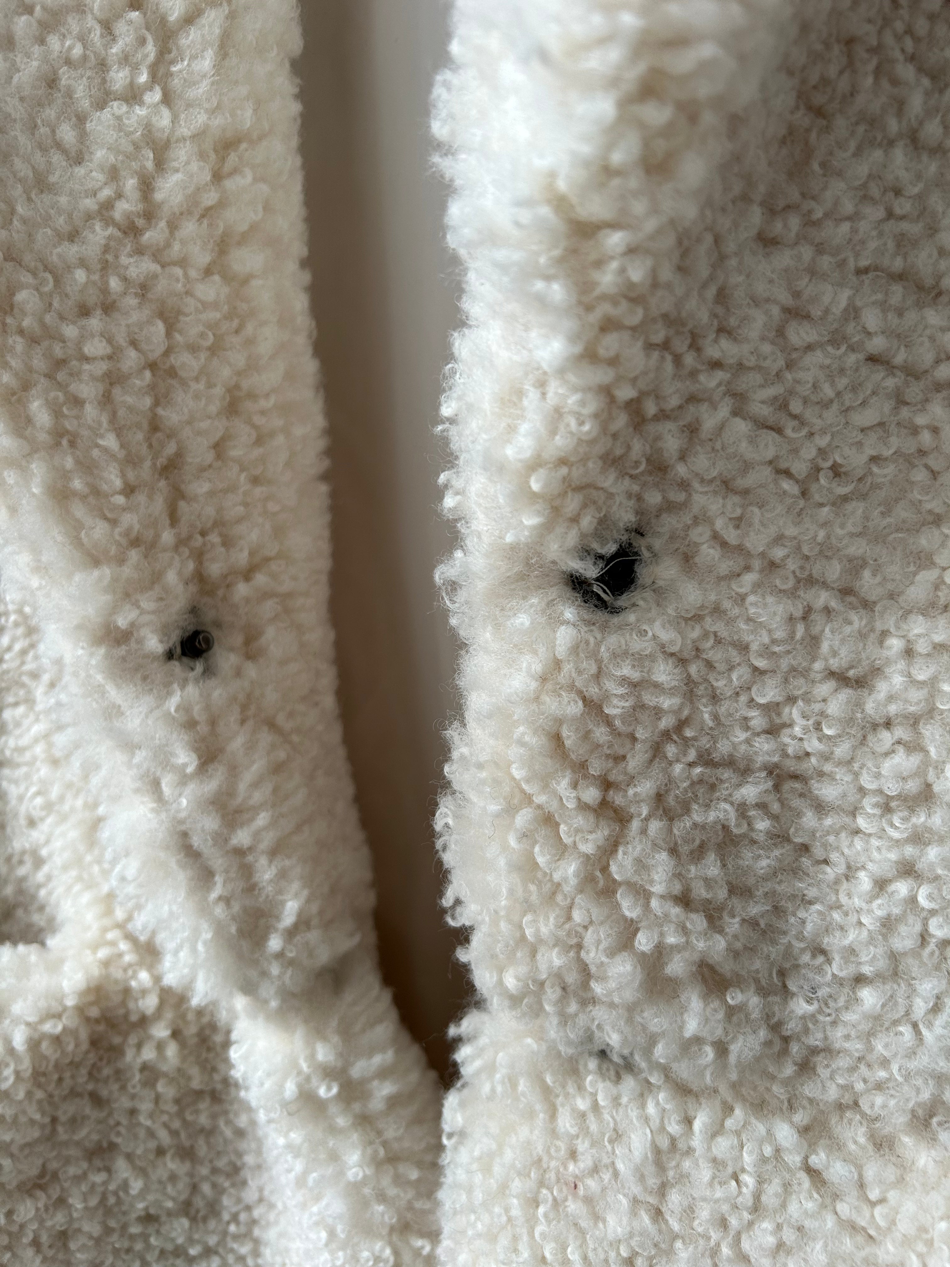 Kuscheliger Teddymantel - creme