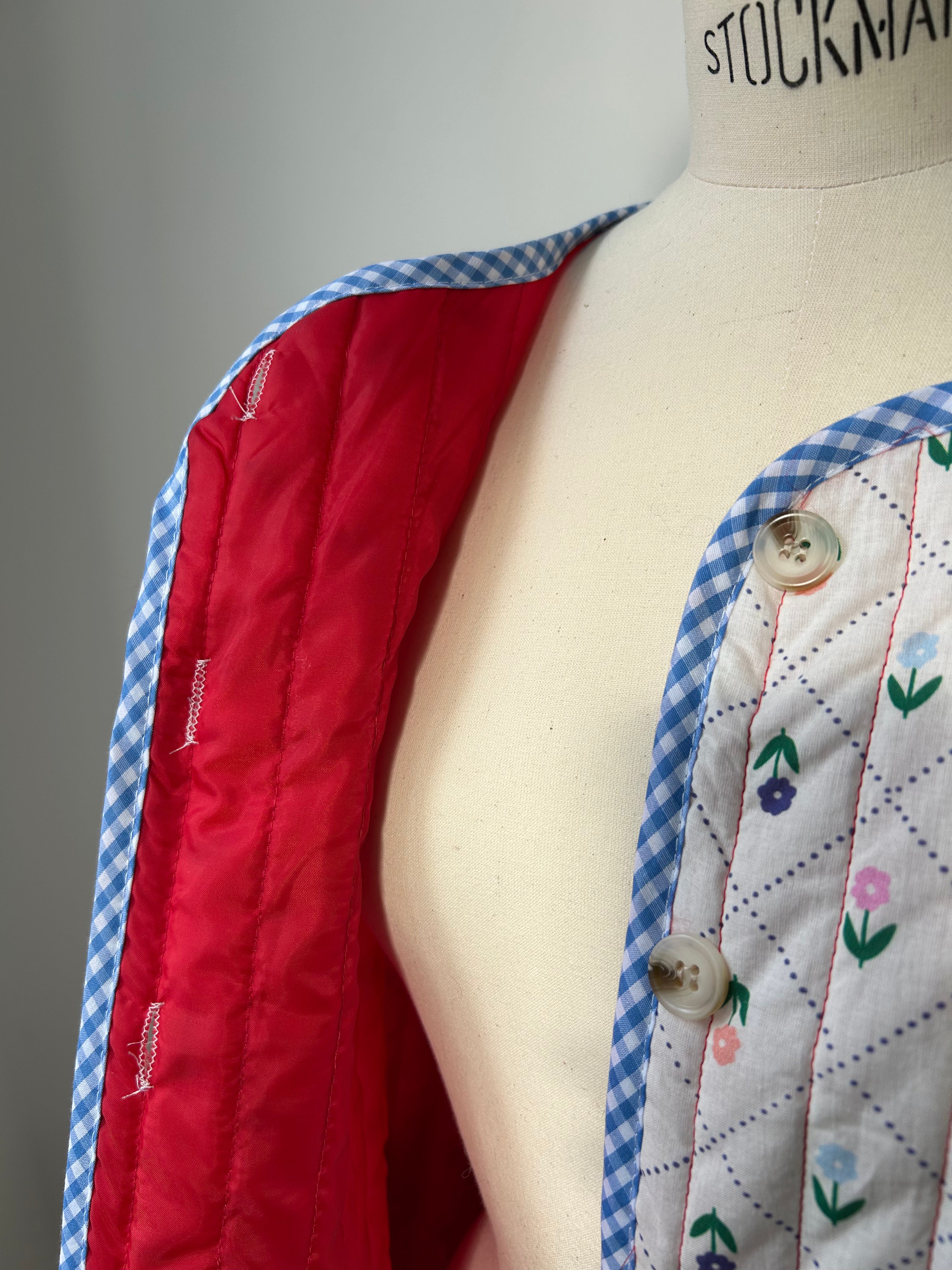 Frühlingsjacke mit Tulpenmuster