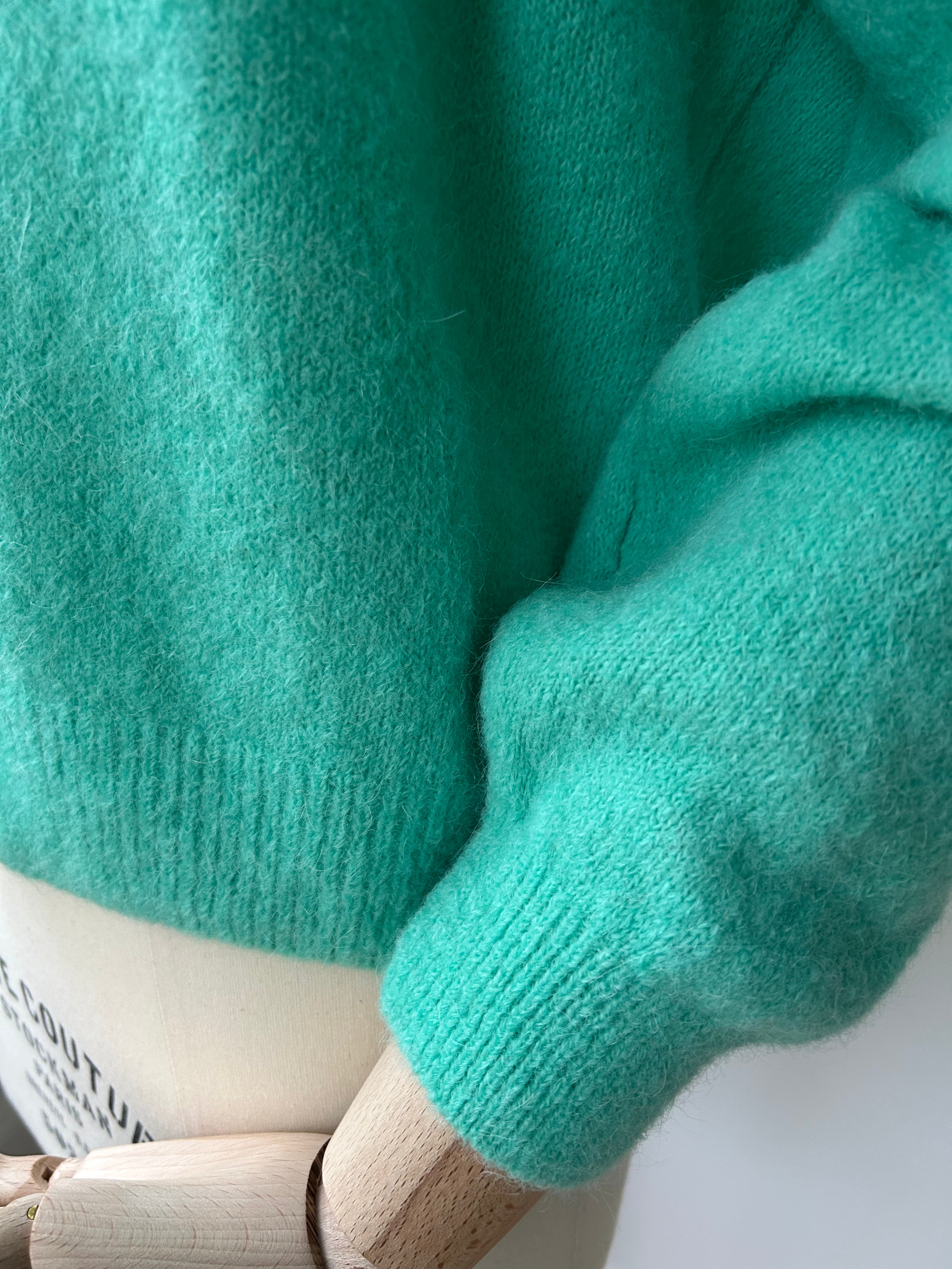 Strickjacke Cardigan - Mint