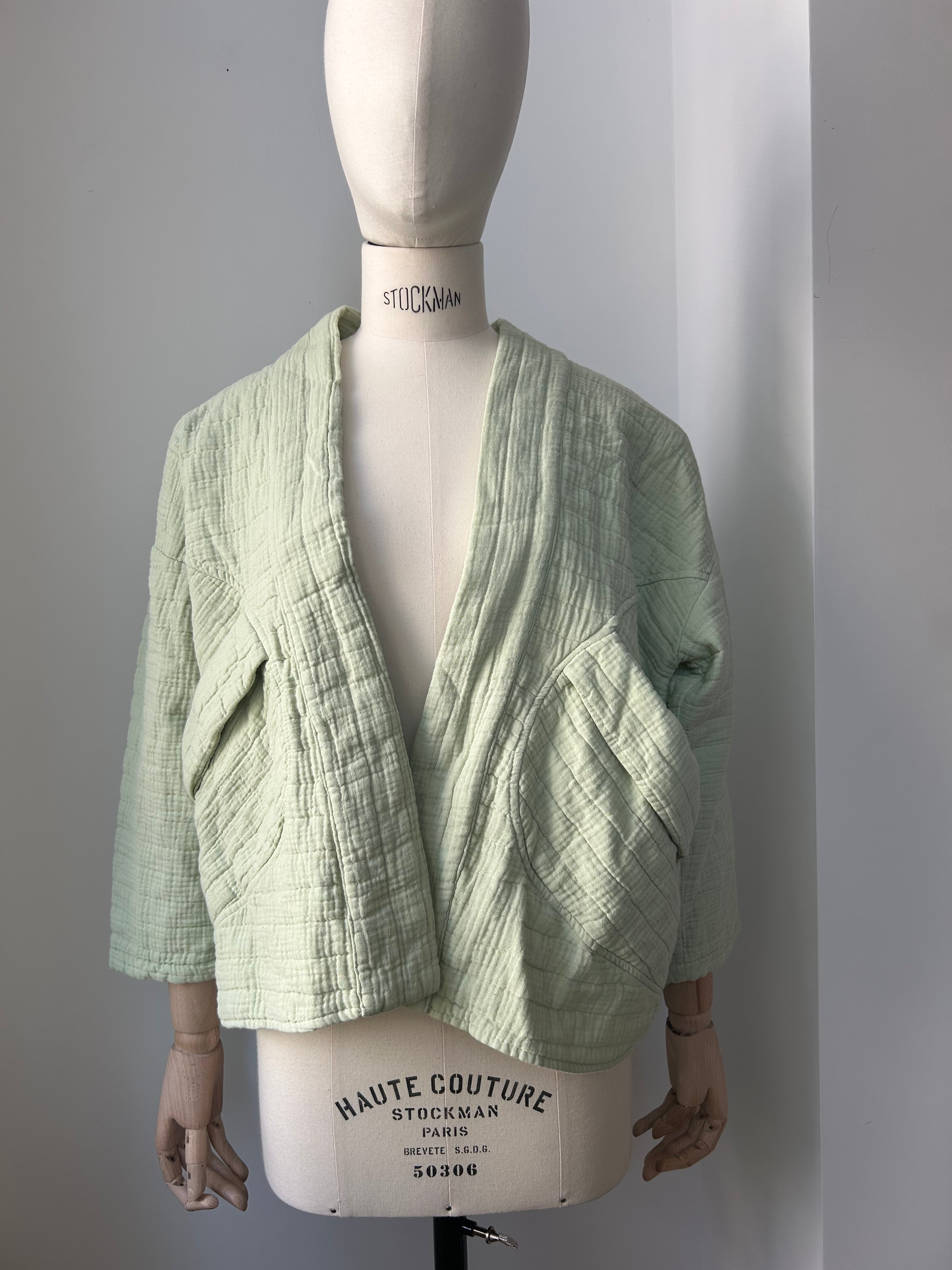 Kimono-Jacke - Pistazie