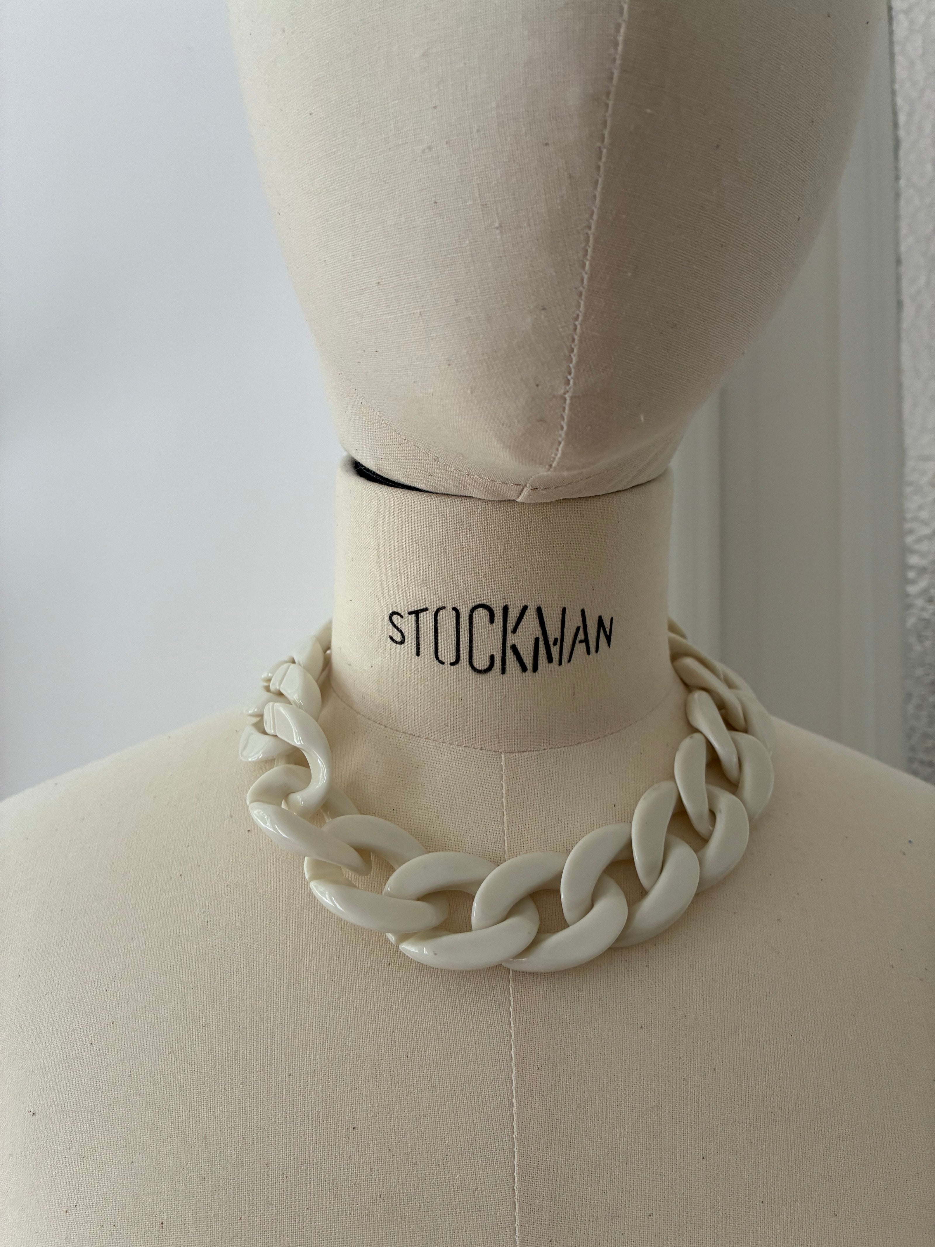 Halskette Big Chain - Off-White