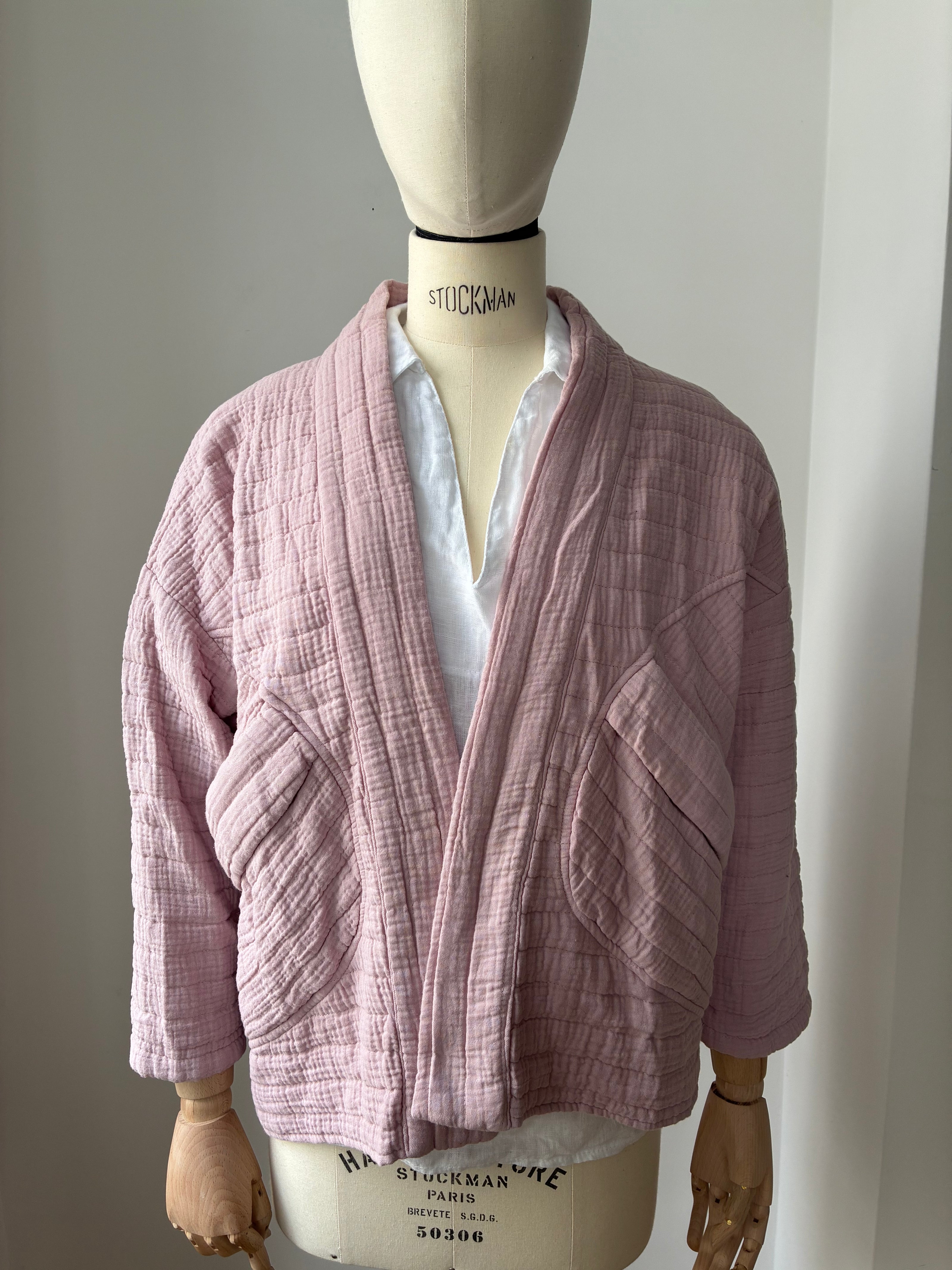 Kimono-Jacke - altrosa