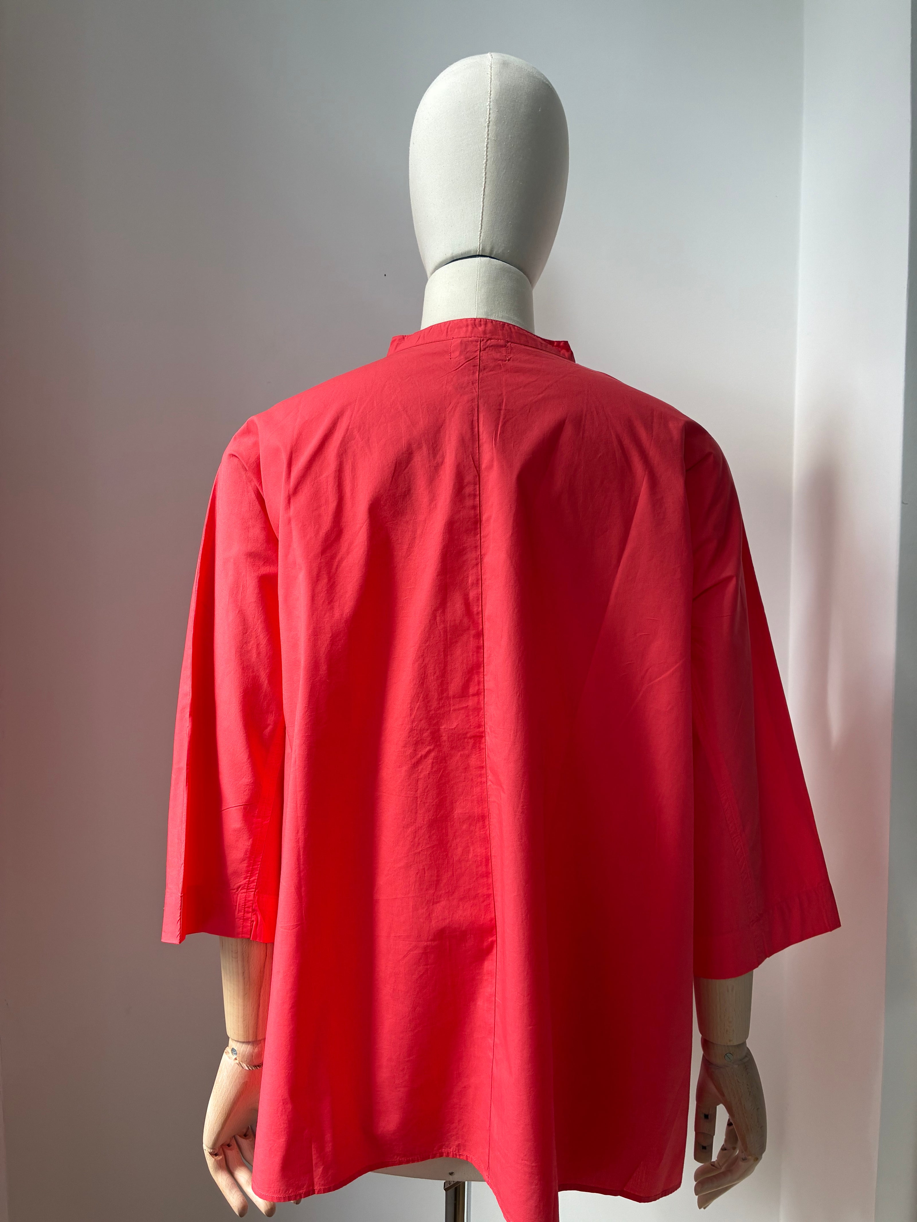 Bluse Seoul - Hot Coral / Koralle