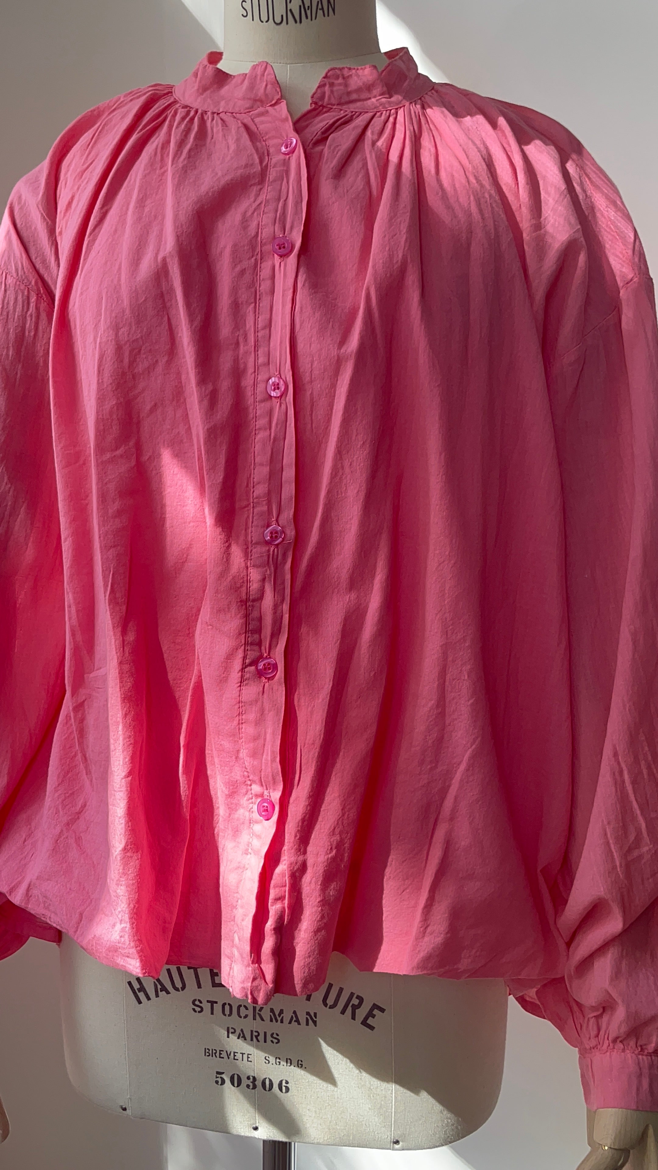 Sommerbluse - pink