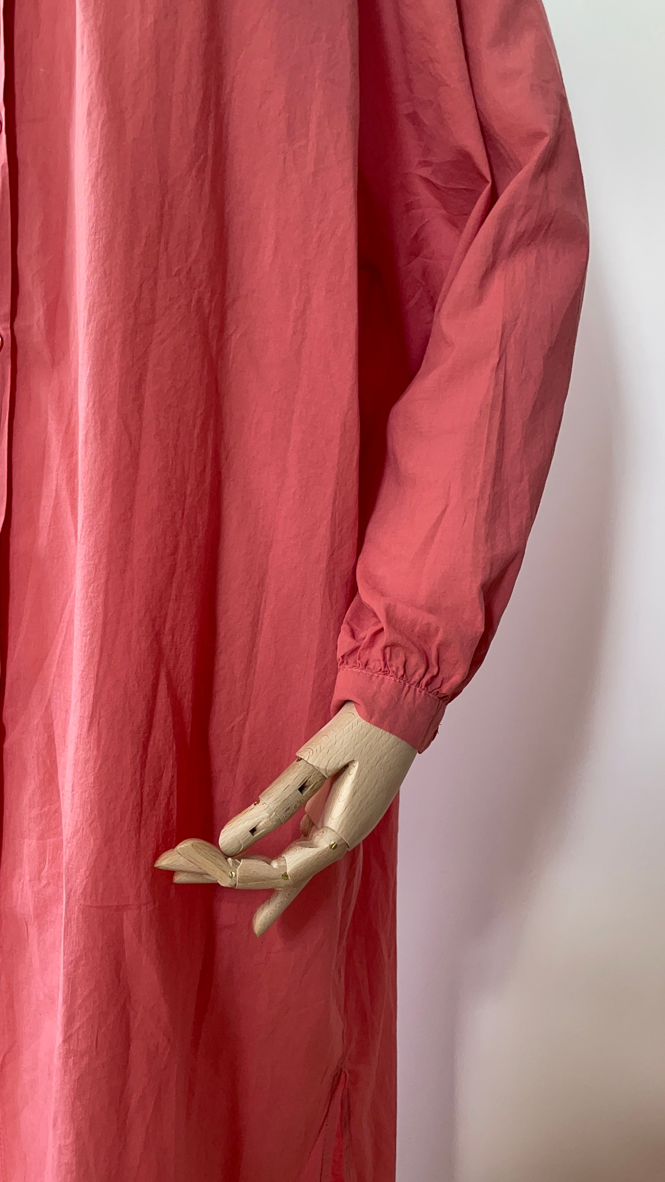Sommerliches Blusenkleid - Rosenholz