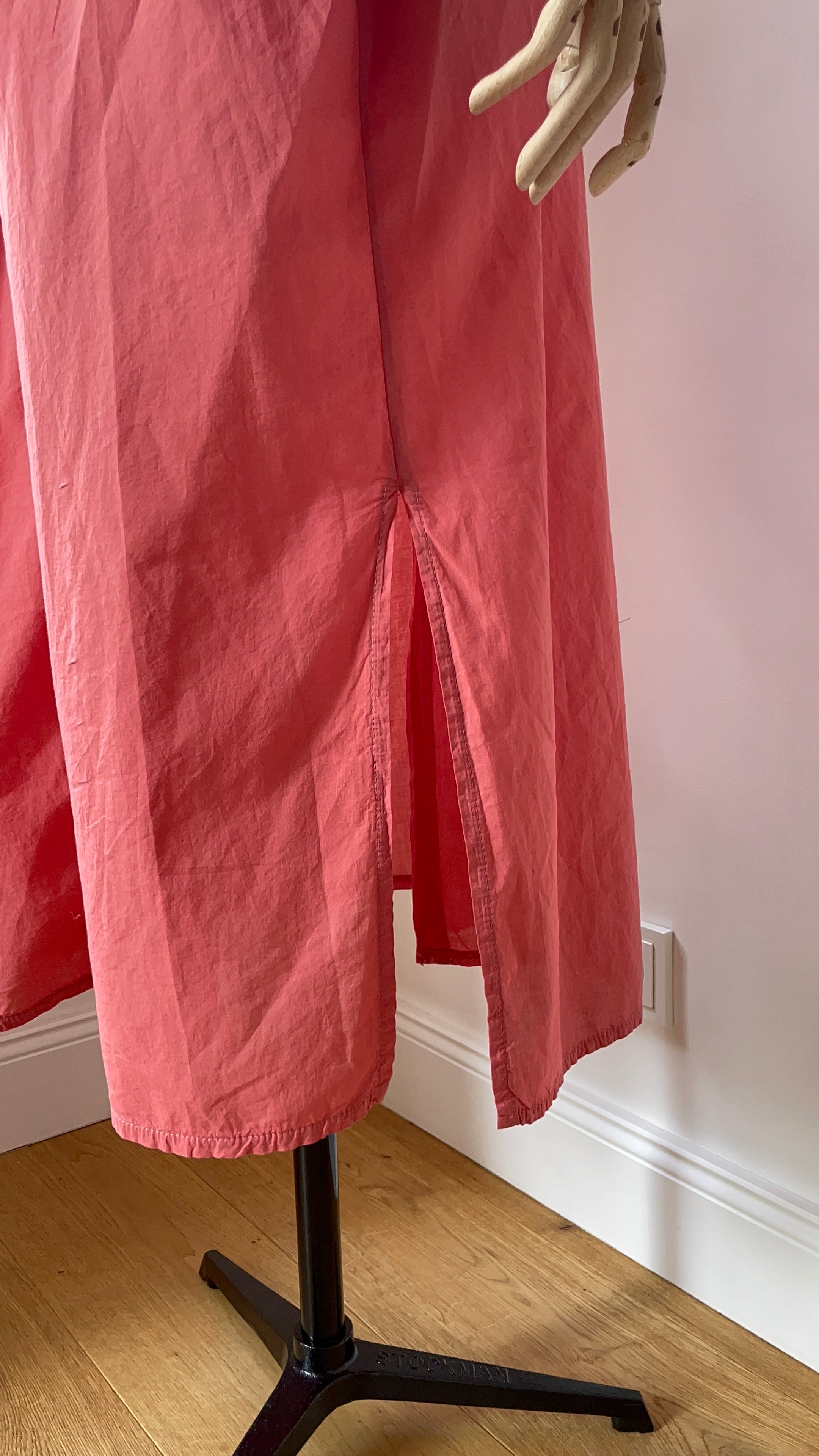 Sommerliches Blusenkleid - Rosenholz