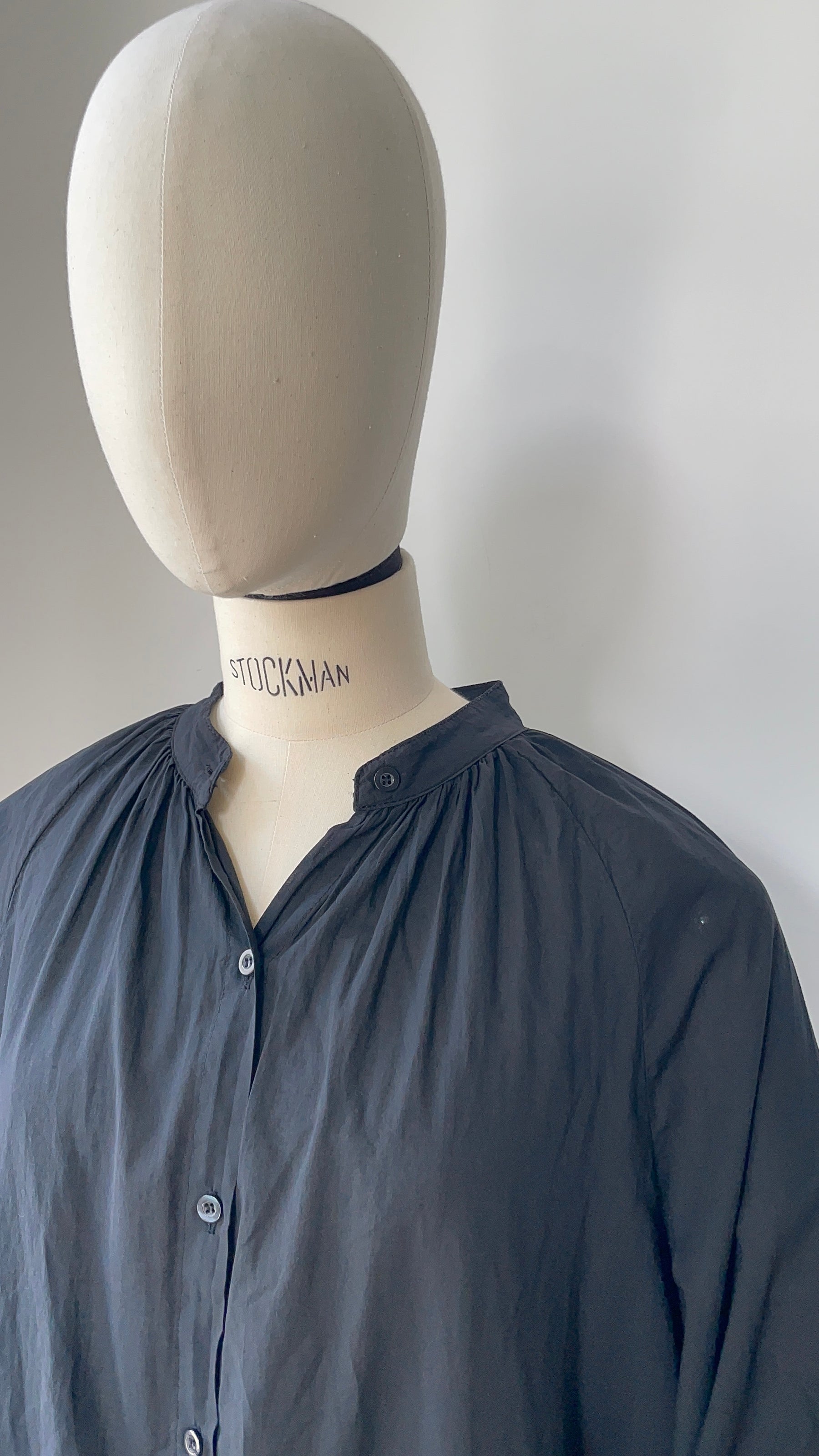 Sommerliches Blusenkleid - Schwarz