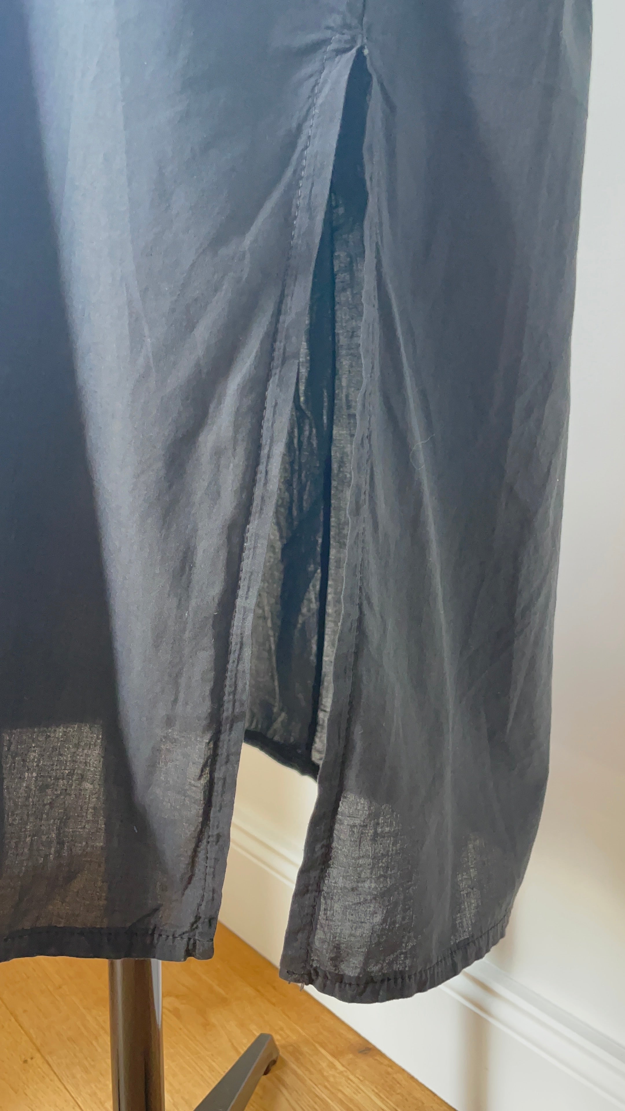 Sommerliches Blusenkleid - Schwarz