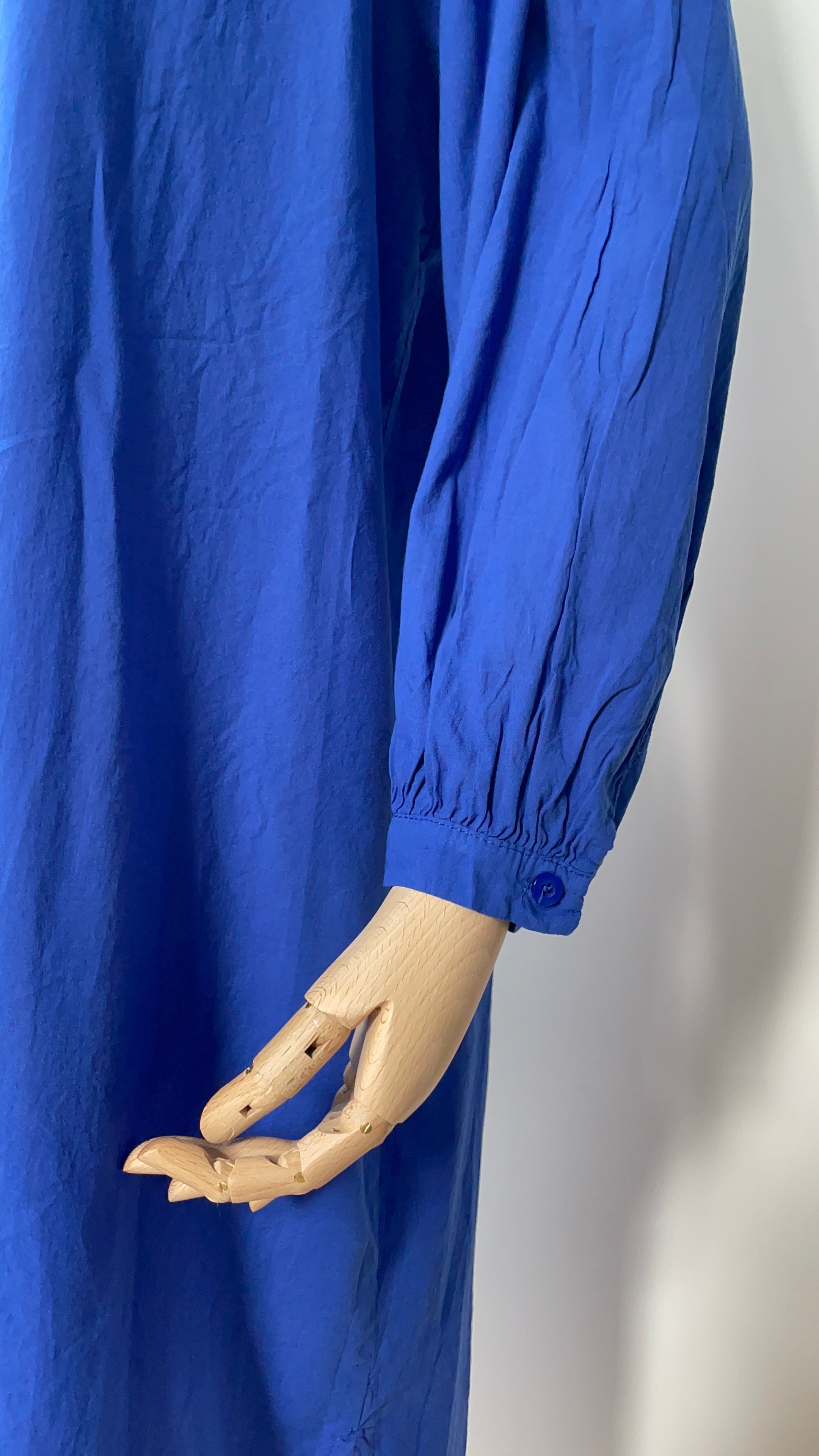 Sommerliches Blusenkleid - blau