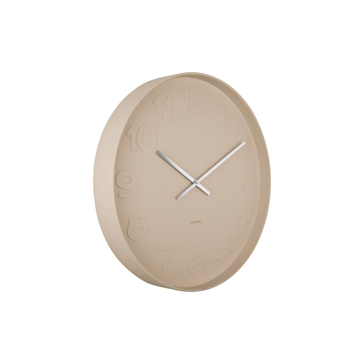 Karlsson Wanduhr Mr. Brown XL – Minimalistisches Design