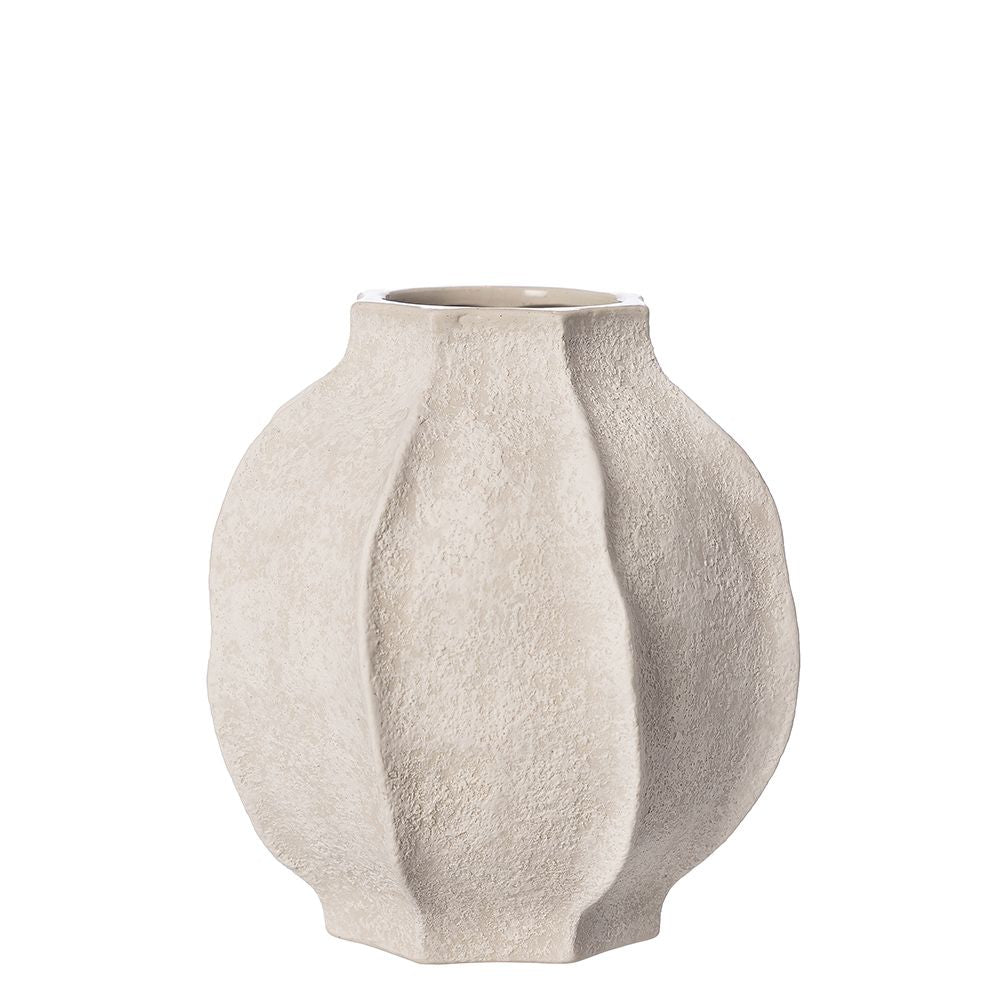 Korallenvase - naturweiß