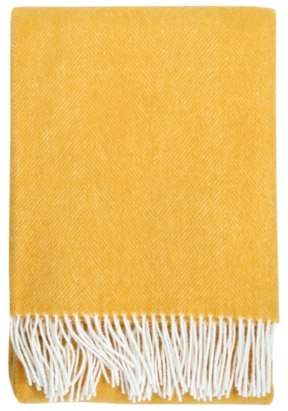 Wolldecke Arvo - gelb