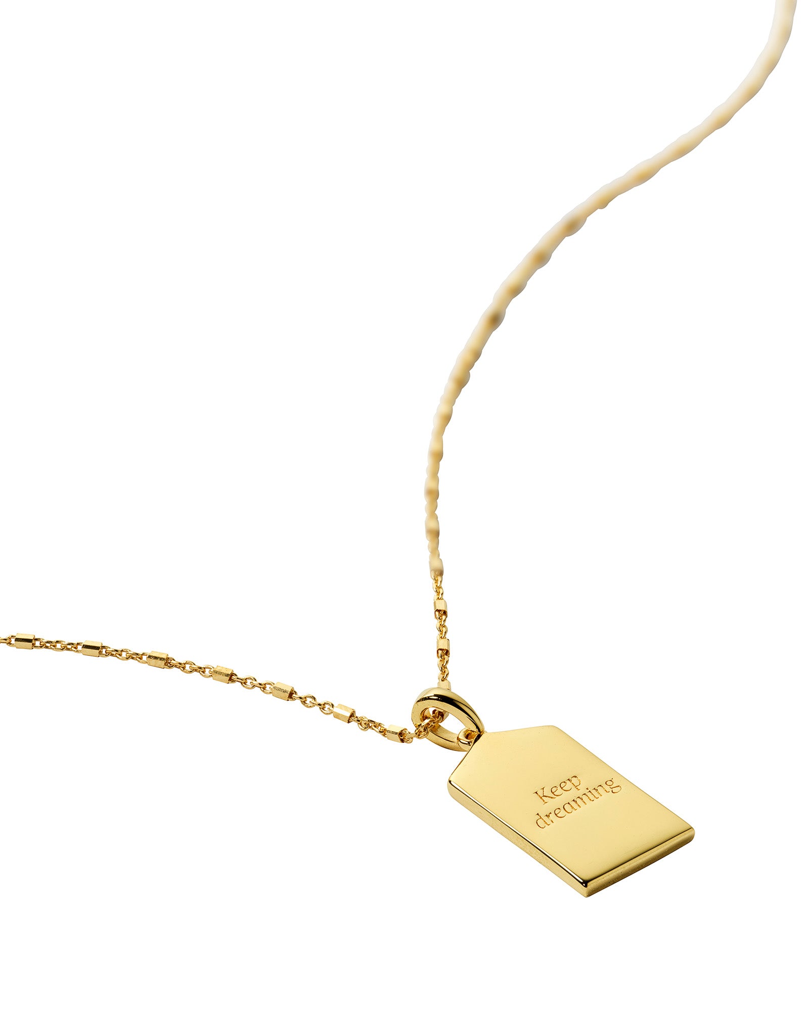 Halskette Lucky Coin Keep Dreaming - gold