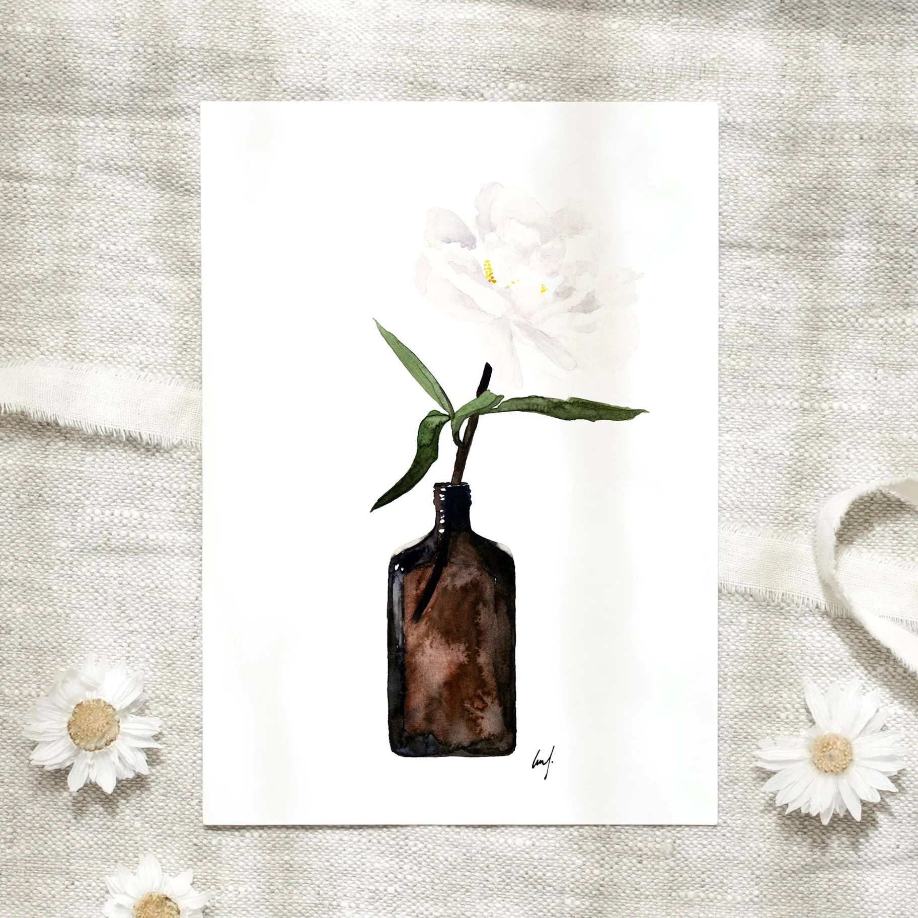 Postkarte - Pale Blossom