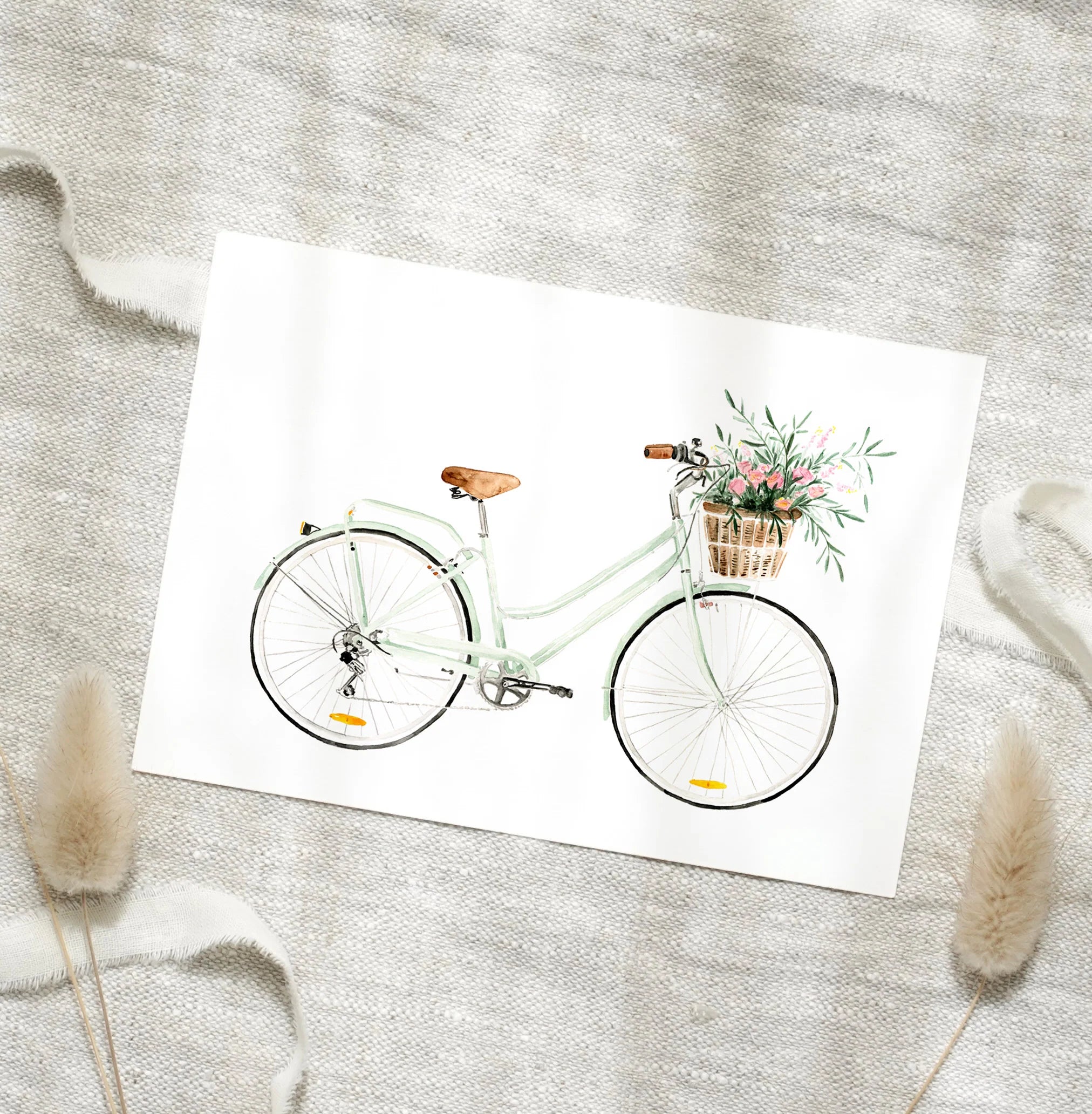 Postkarte - Bicycle Love