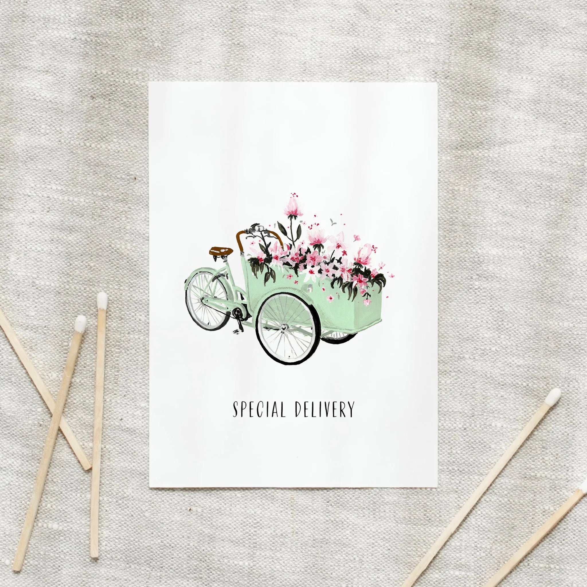 Postkarte - Special delivery