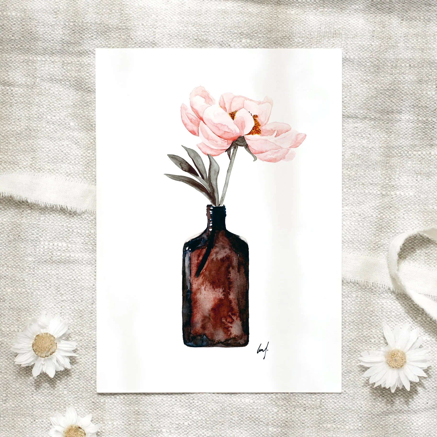 Postkarte - Coral Blossom