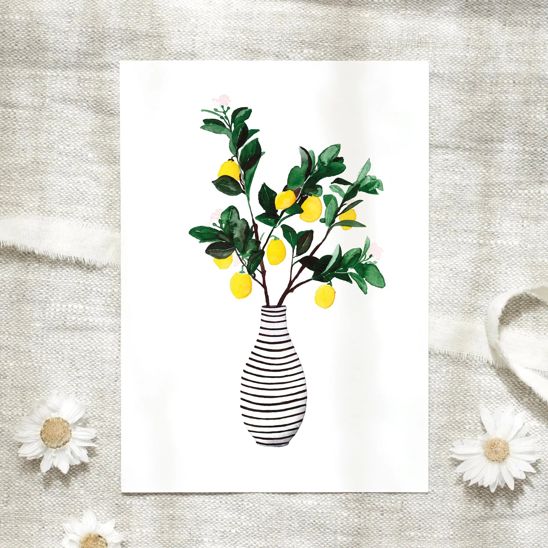 Postkarte - Lemon Vase