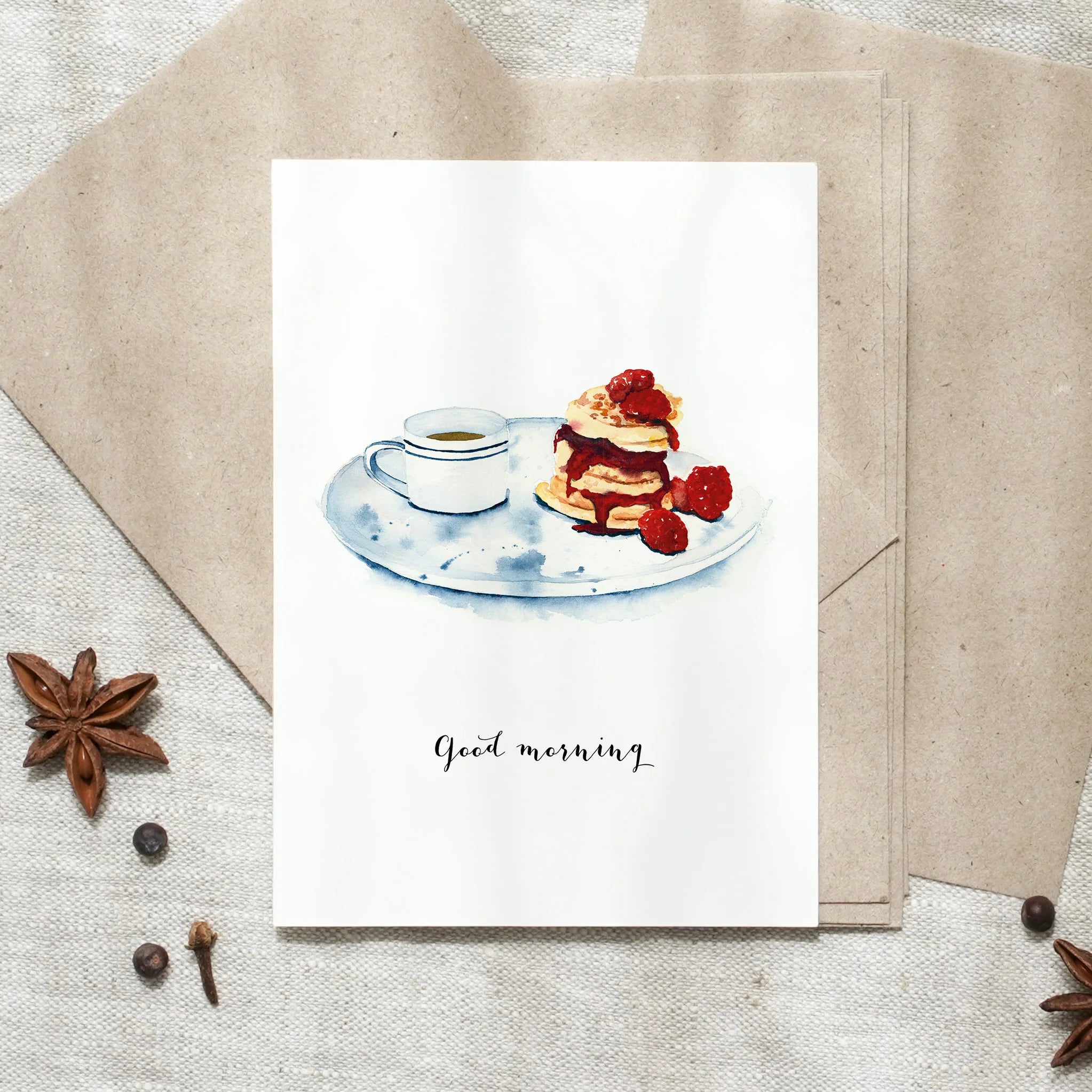 Postkarte - Good morning