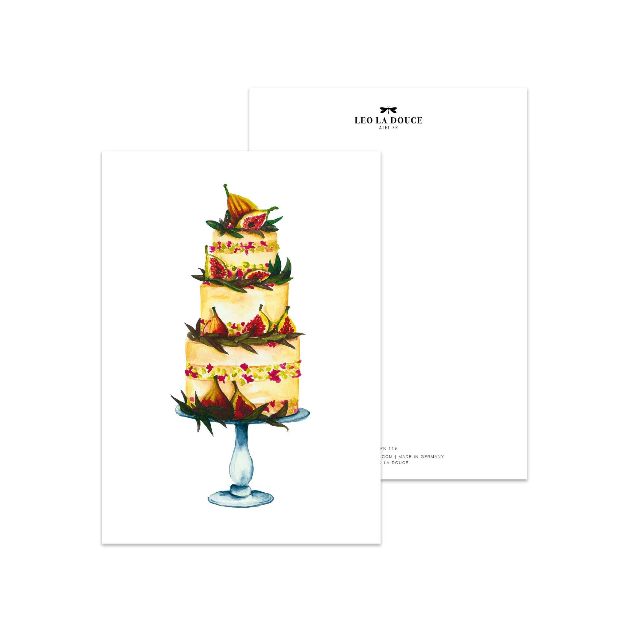 Postkarte - Fig tarte