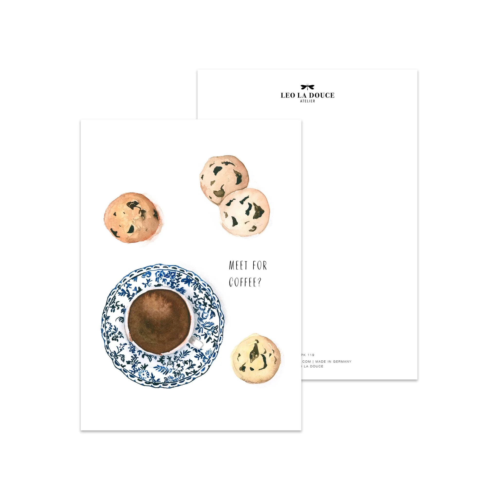 Postkarte - Meet for coffee