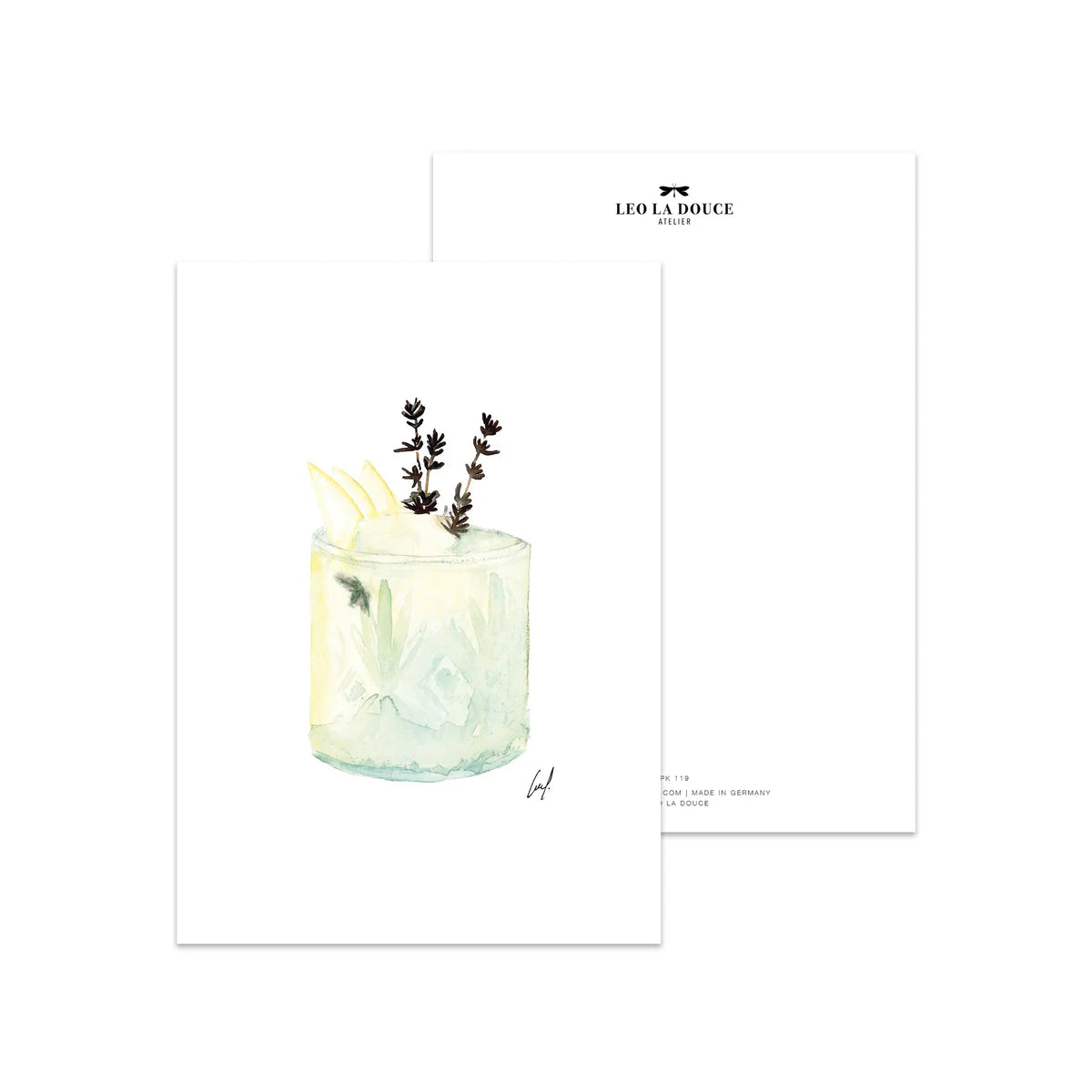Postkarte - Gin | Cocktail