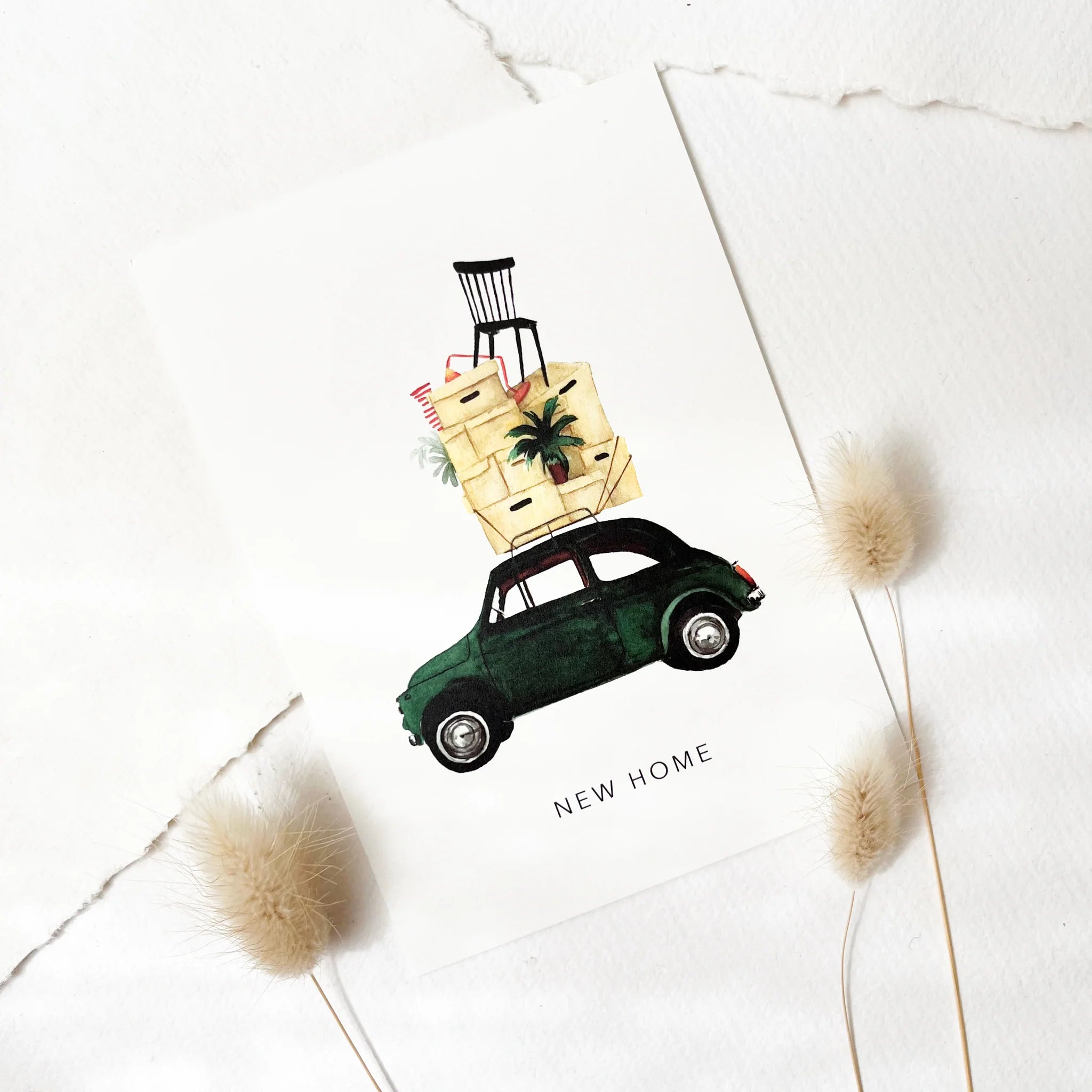 Postkarte - New Home