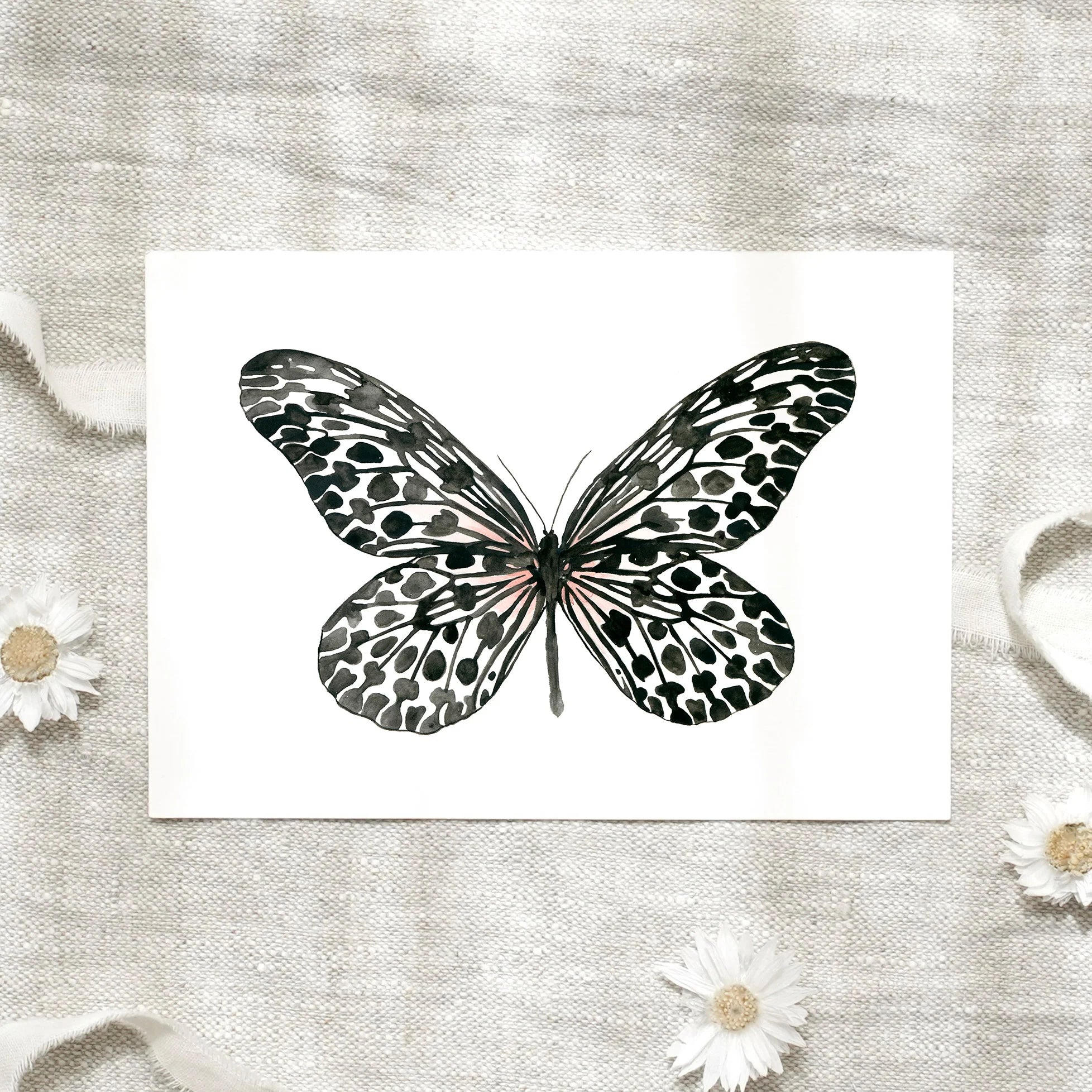 Postkarte - Black Butterfly