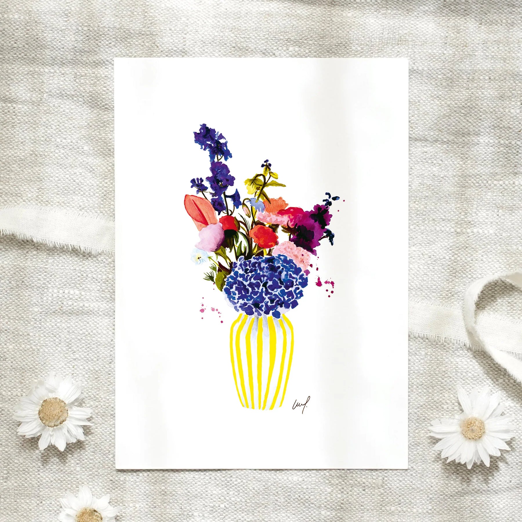 Postkarte - Spring Flowers