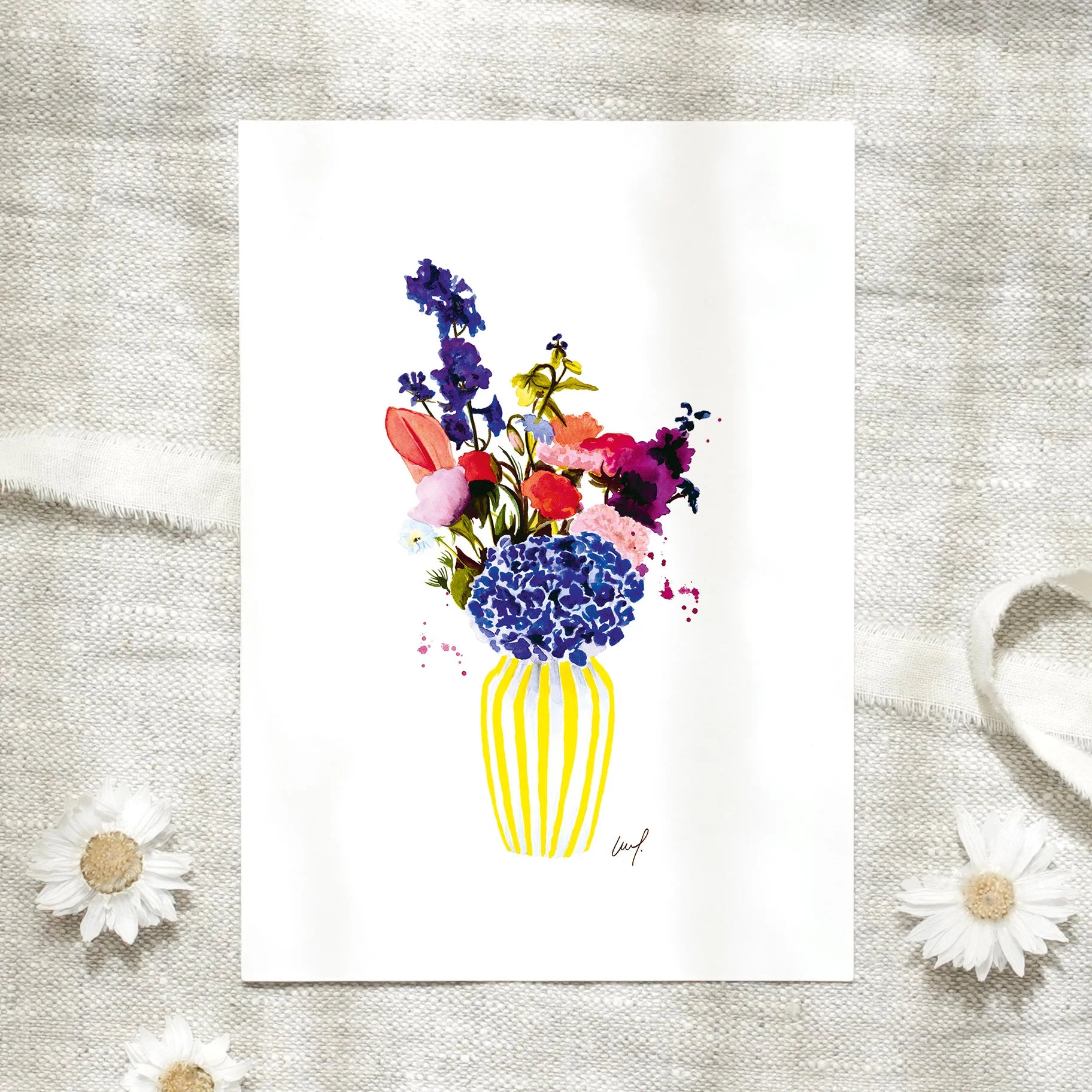 Postkarte - Spring Flowers