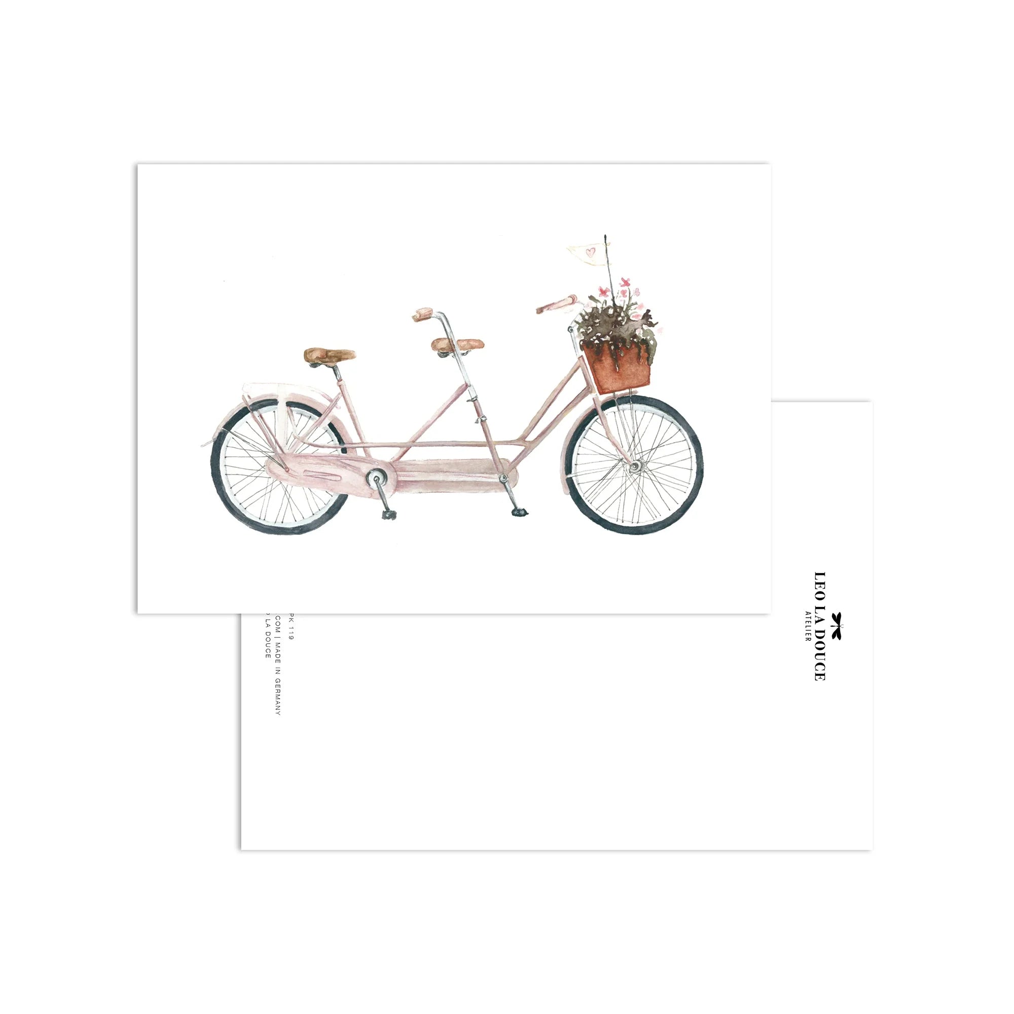 Postkarte - Tandem Love