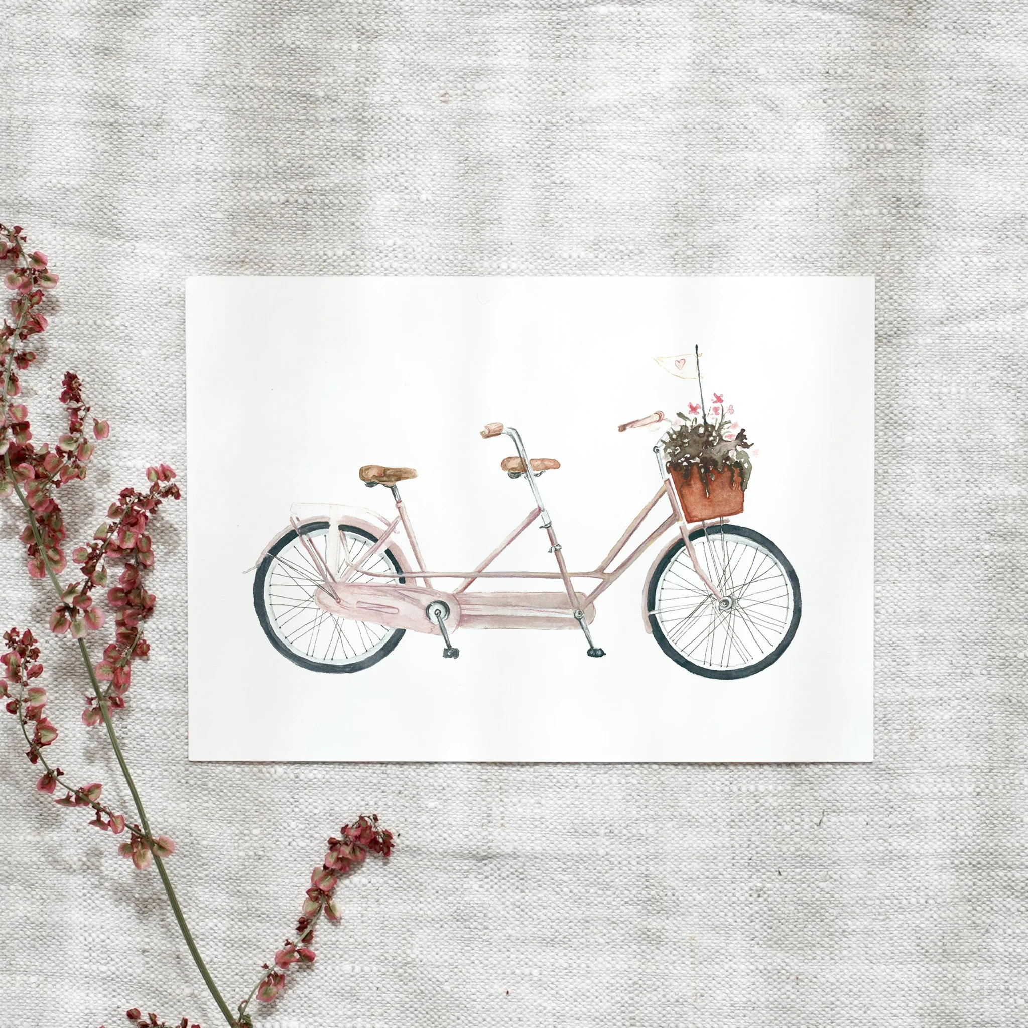 Postkarte - Tandem Love
