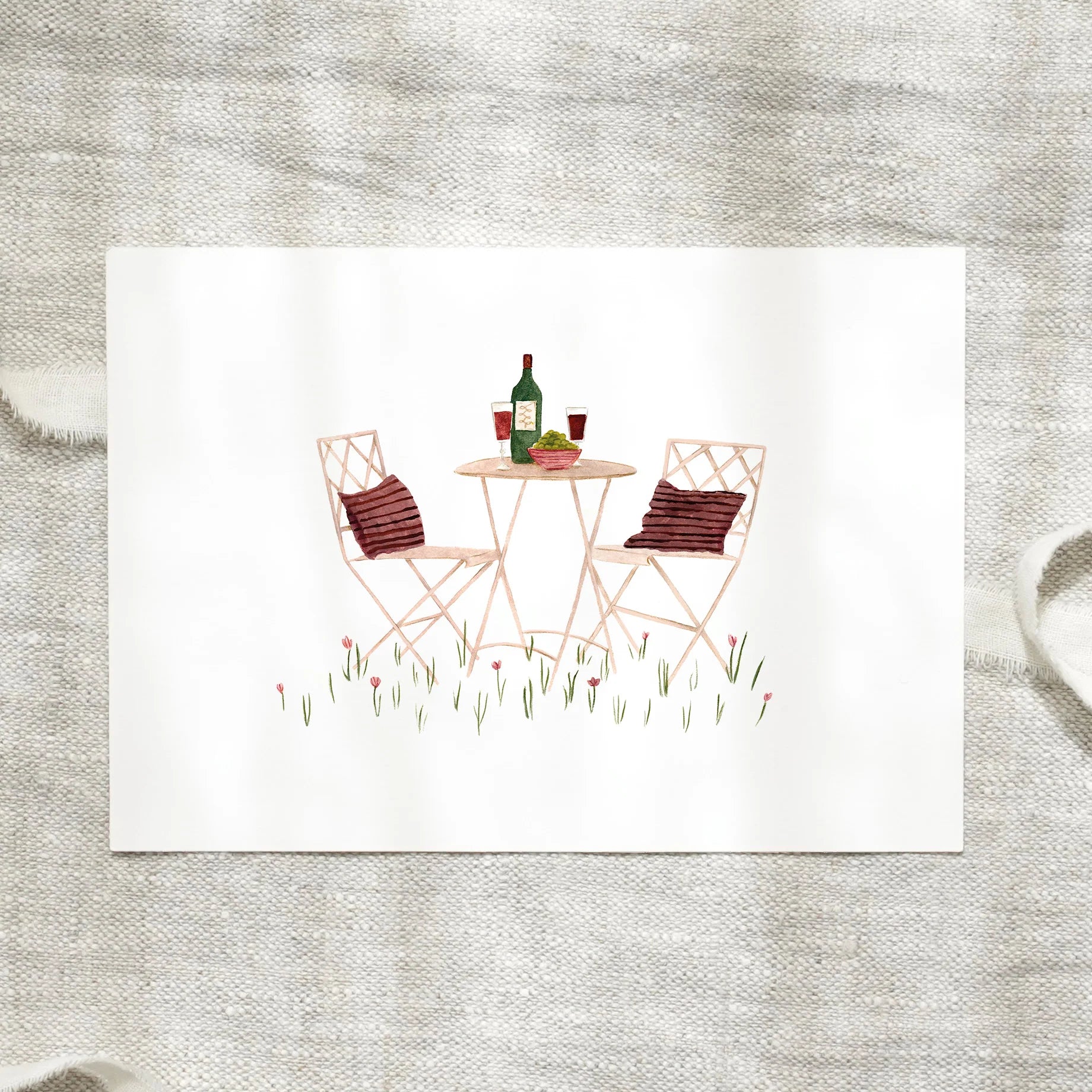 Postkarte - Garden Dinner