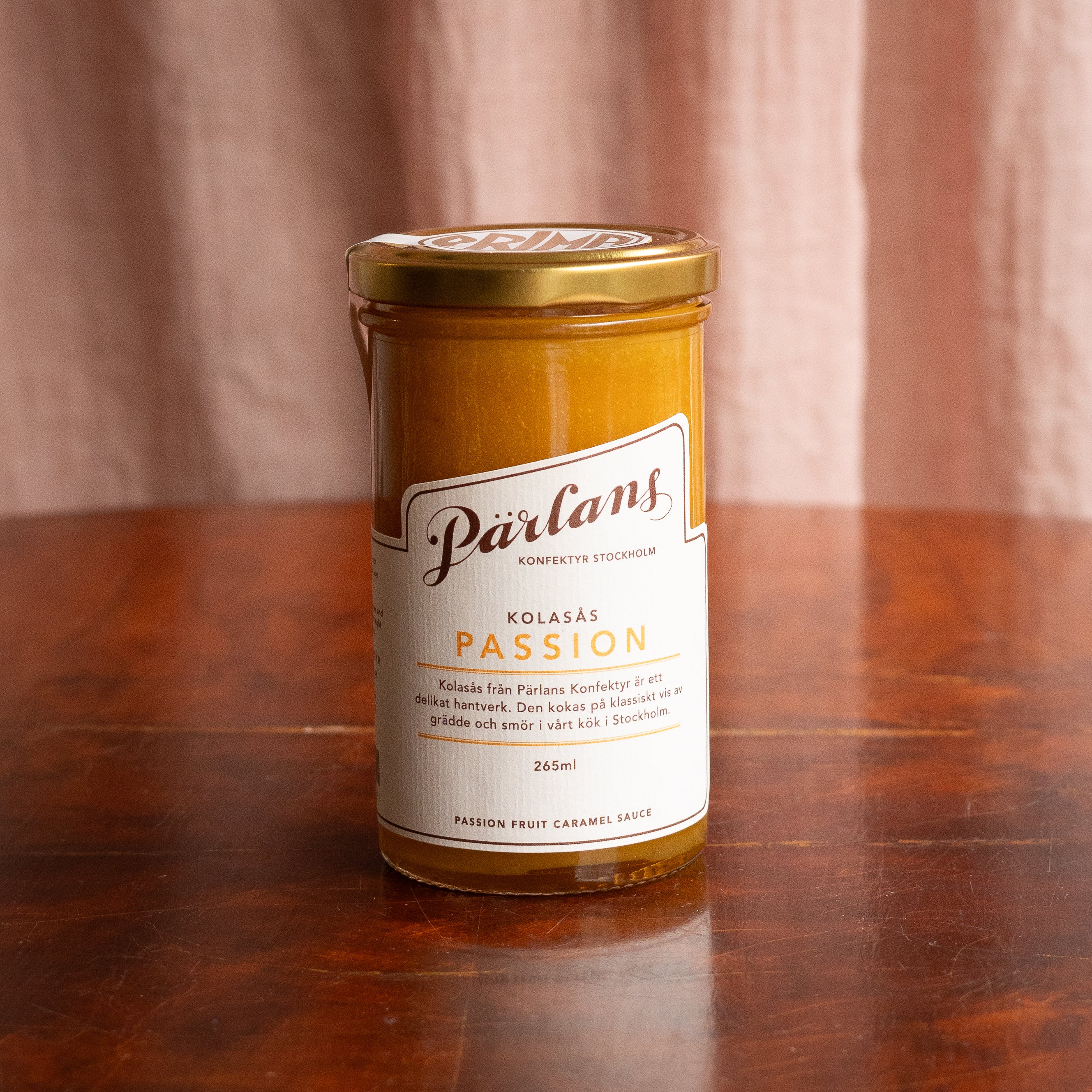 Karamellsoße mit Passionsfrucht