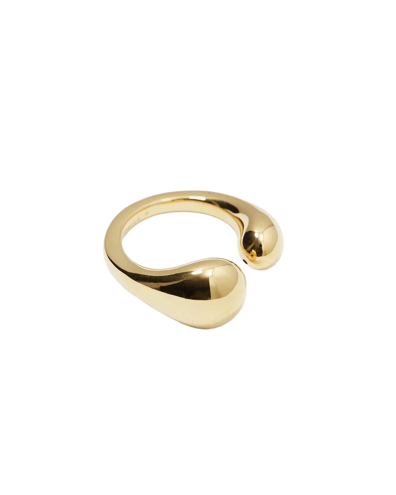 Ring Bolded Drops - gold