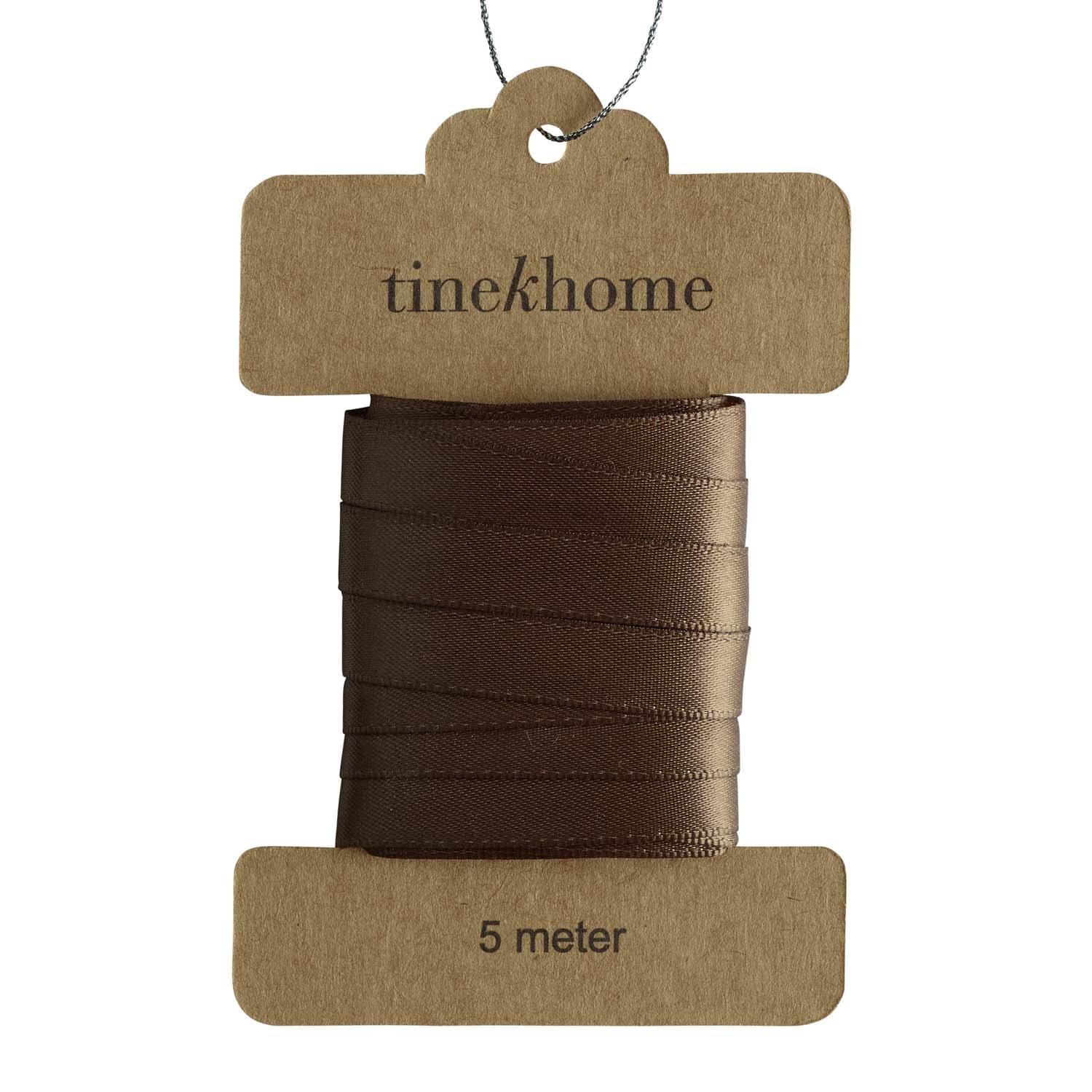 Geschenkband aus Satin Hazel - 1 cm x 5 m