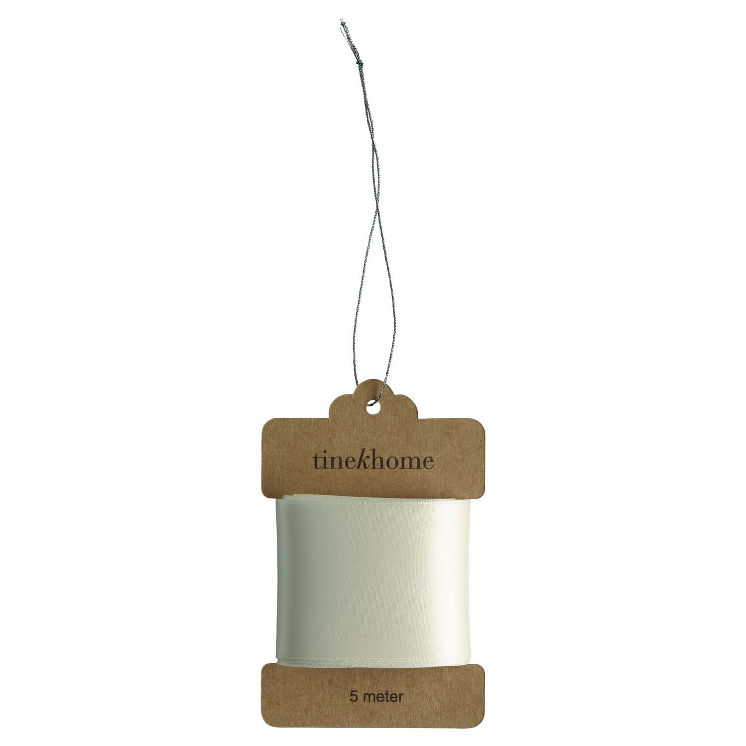 Geschenkband aus Satin Creme - 5 cm x 5 m