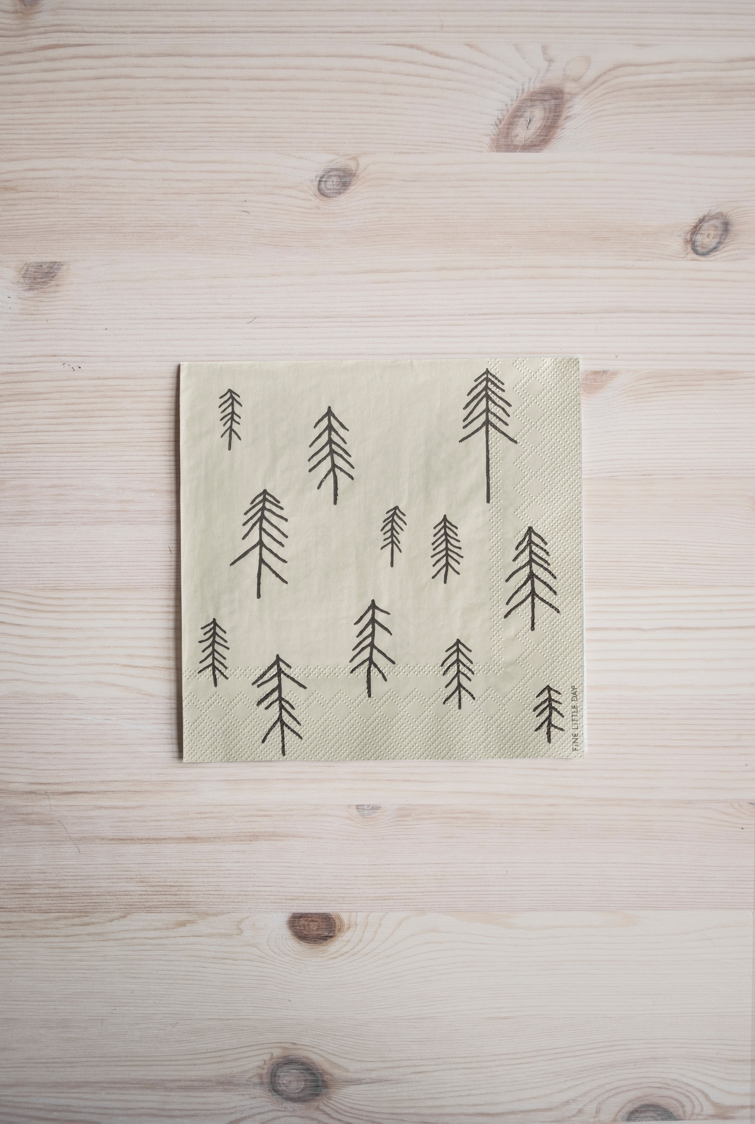 Papierservietten Tall - sand 25 Stk.