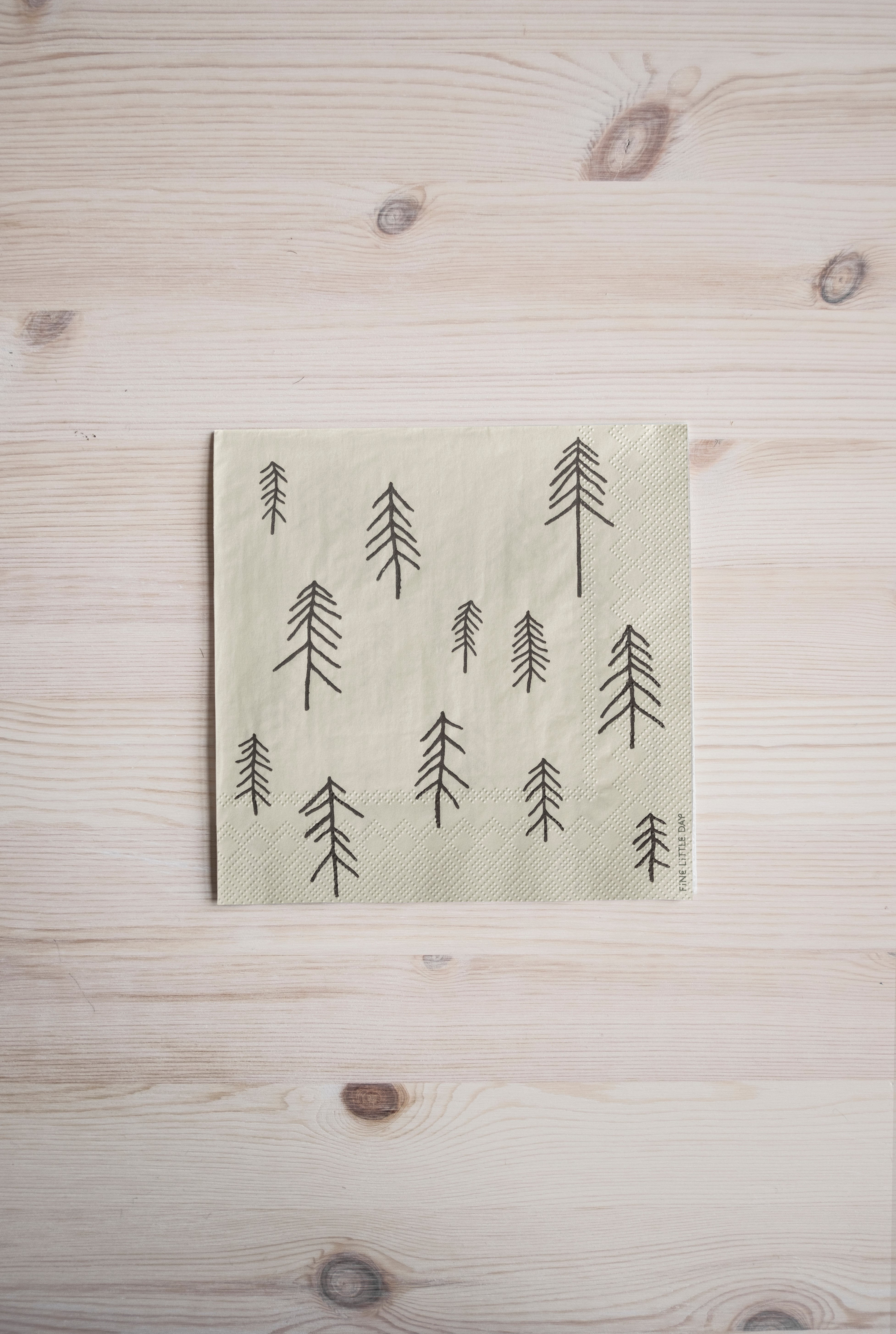 Papierservietten Tall - sand 25 Stk.