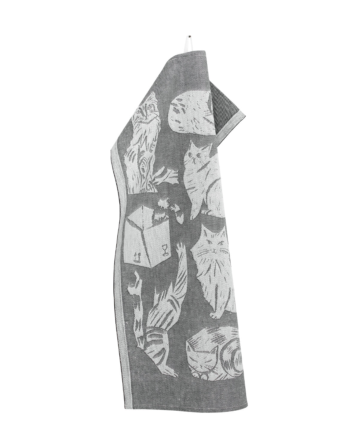 Geschirrtuch KISSANPÄIVÄT- white-dark grey