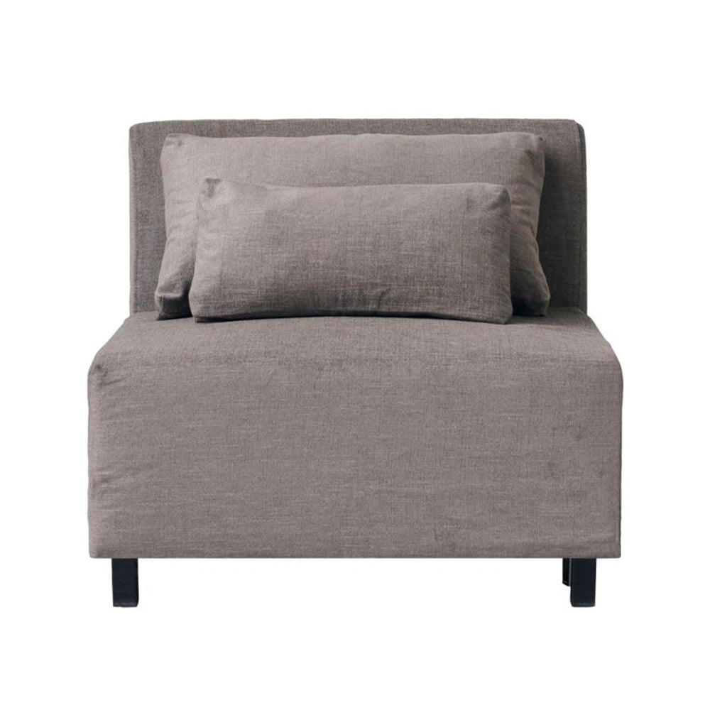 Sofa Mittelteil Hazel Night - grau/braun