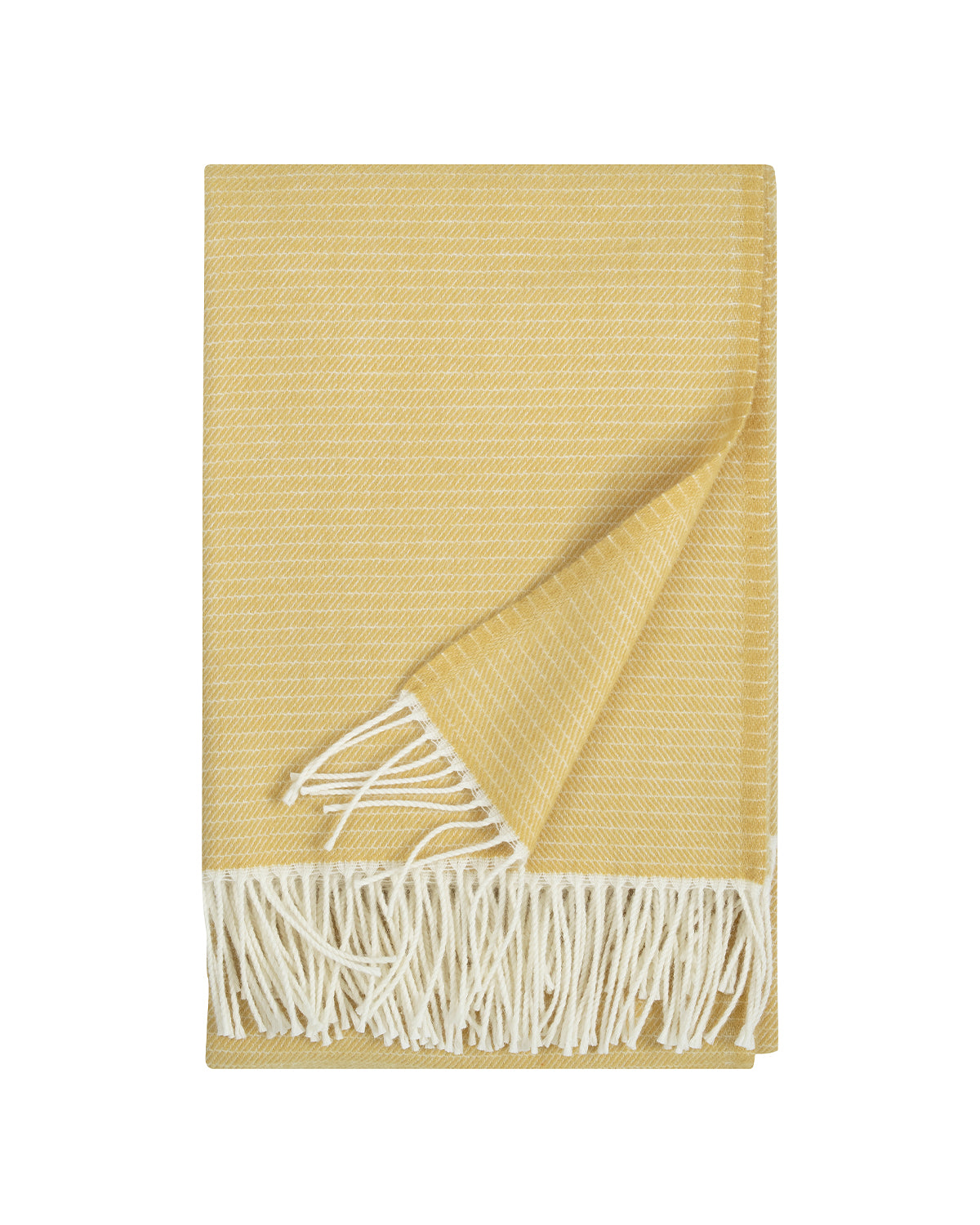 Wolldecke Lepo - white-ochre