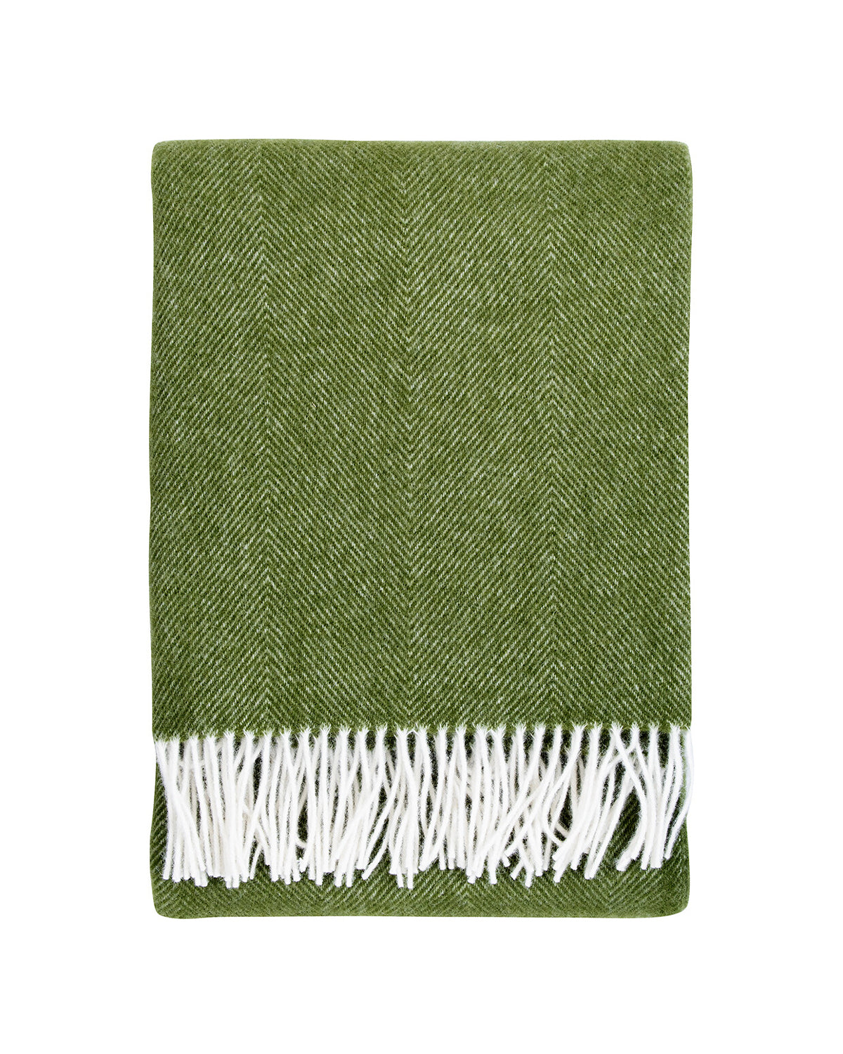 Wolldecke Arvo - white-olive