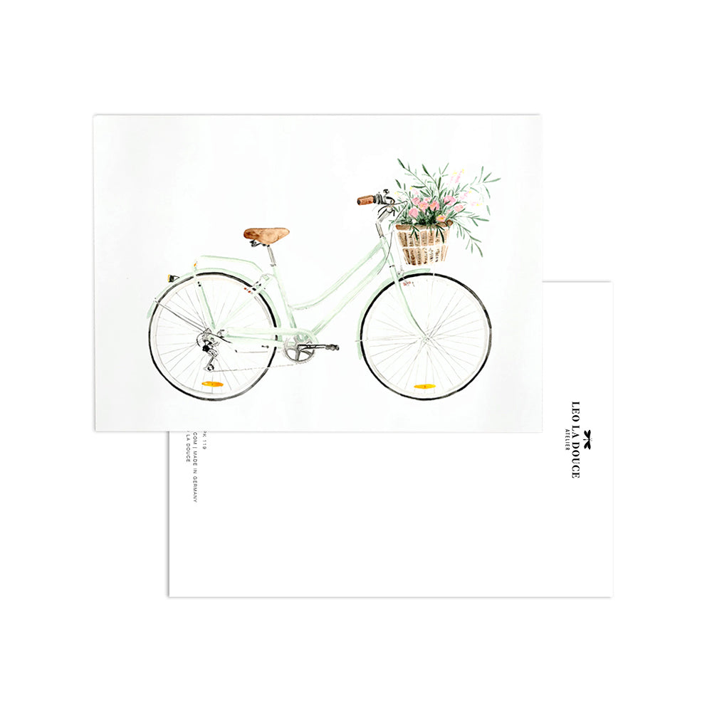 Postkarte - Bicycle Love