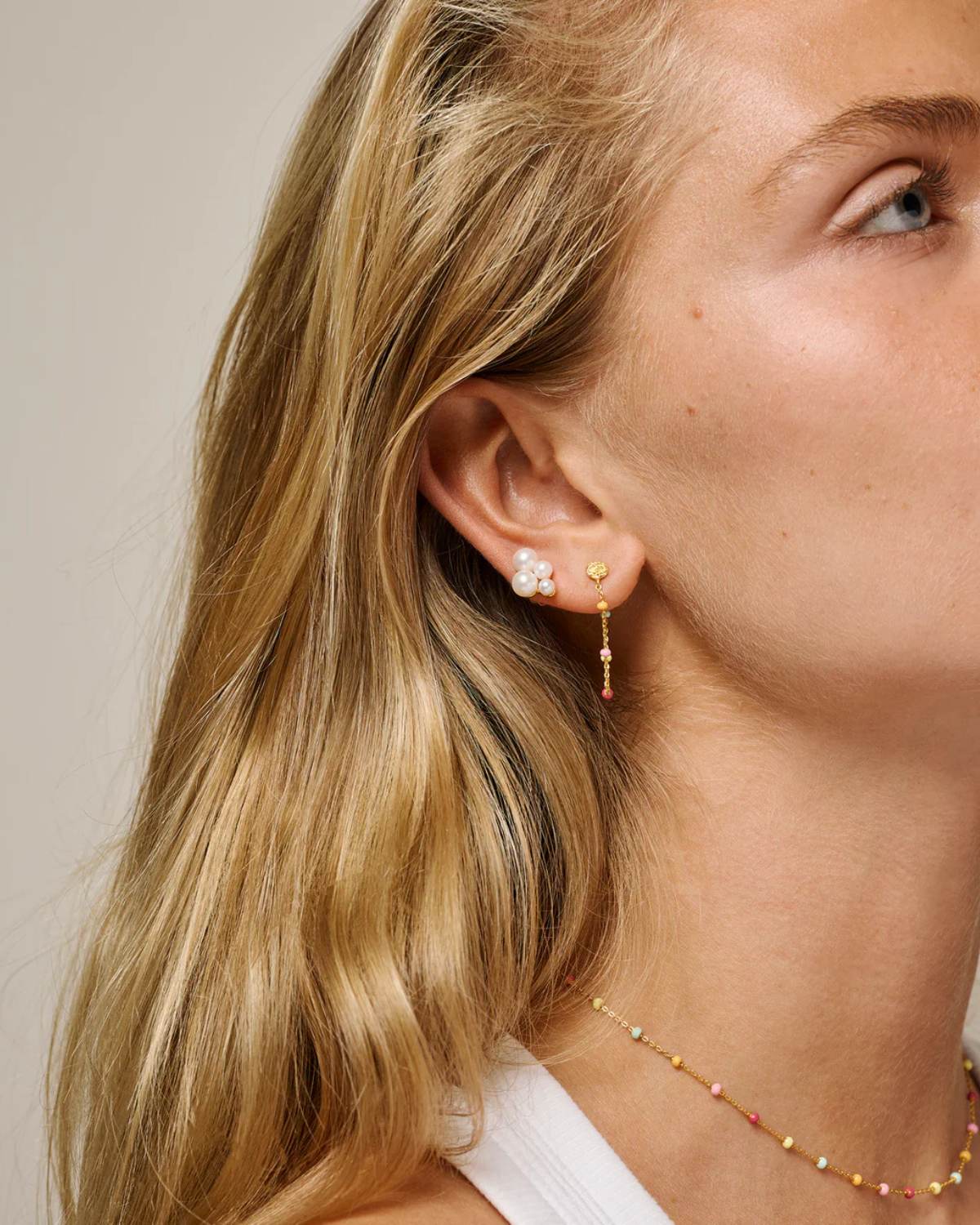 Ohrstecker Mae - gold