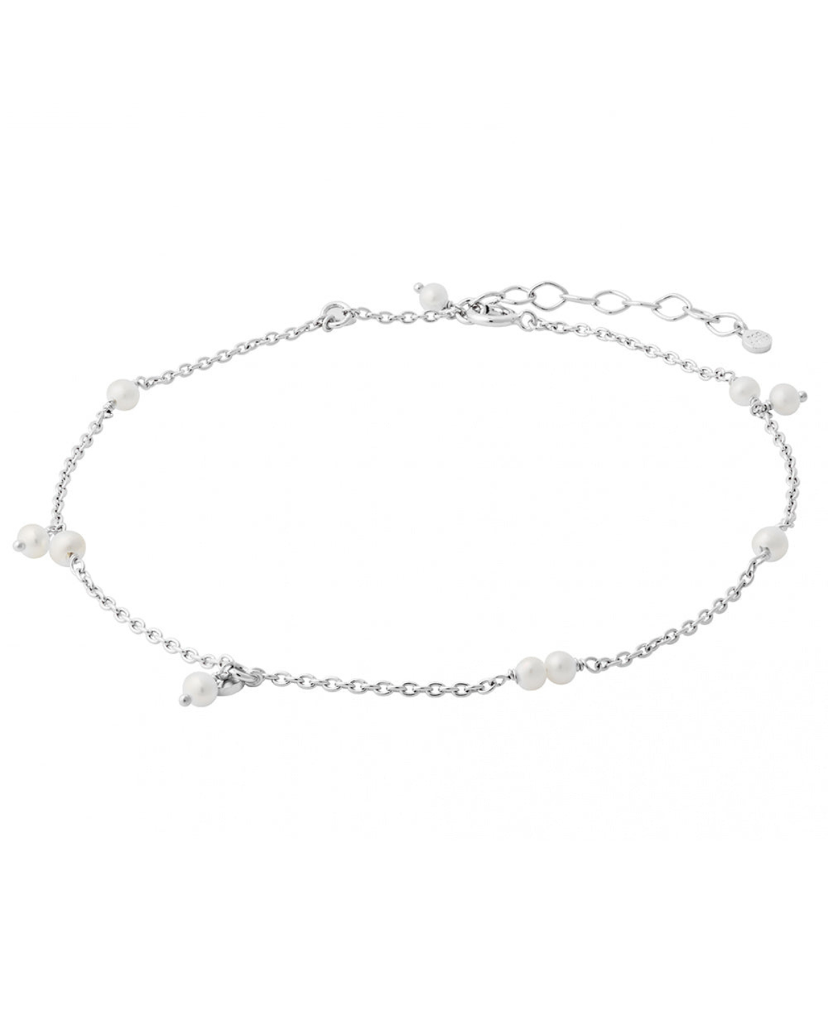 Fußkettchen Ocean Pearl - silber