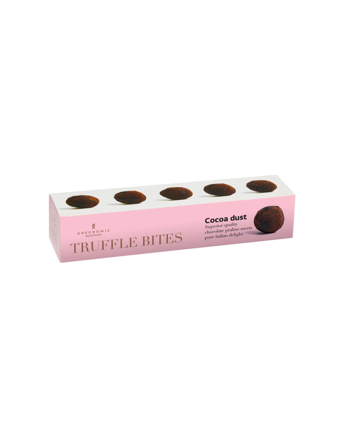 Chocolate Truffle Bites – Vegane Schokoladentrüffel mit Kakaopulver (55g)